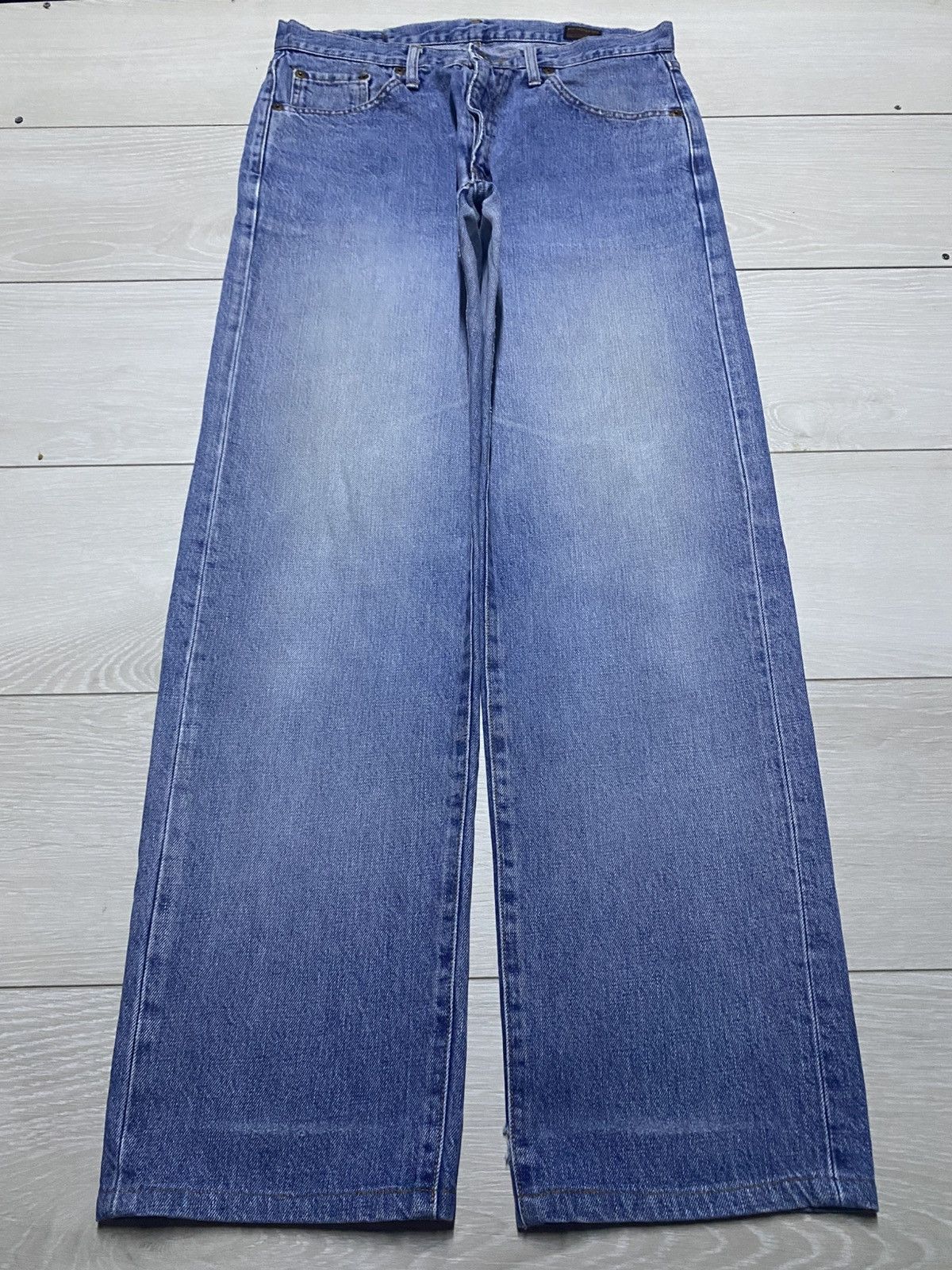 Japanese Brand Vintage Bobson Feel The Best Basic Blue Jeans Size US 31 - 1 Thumbnail