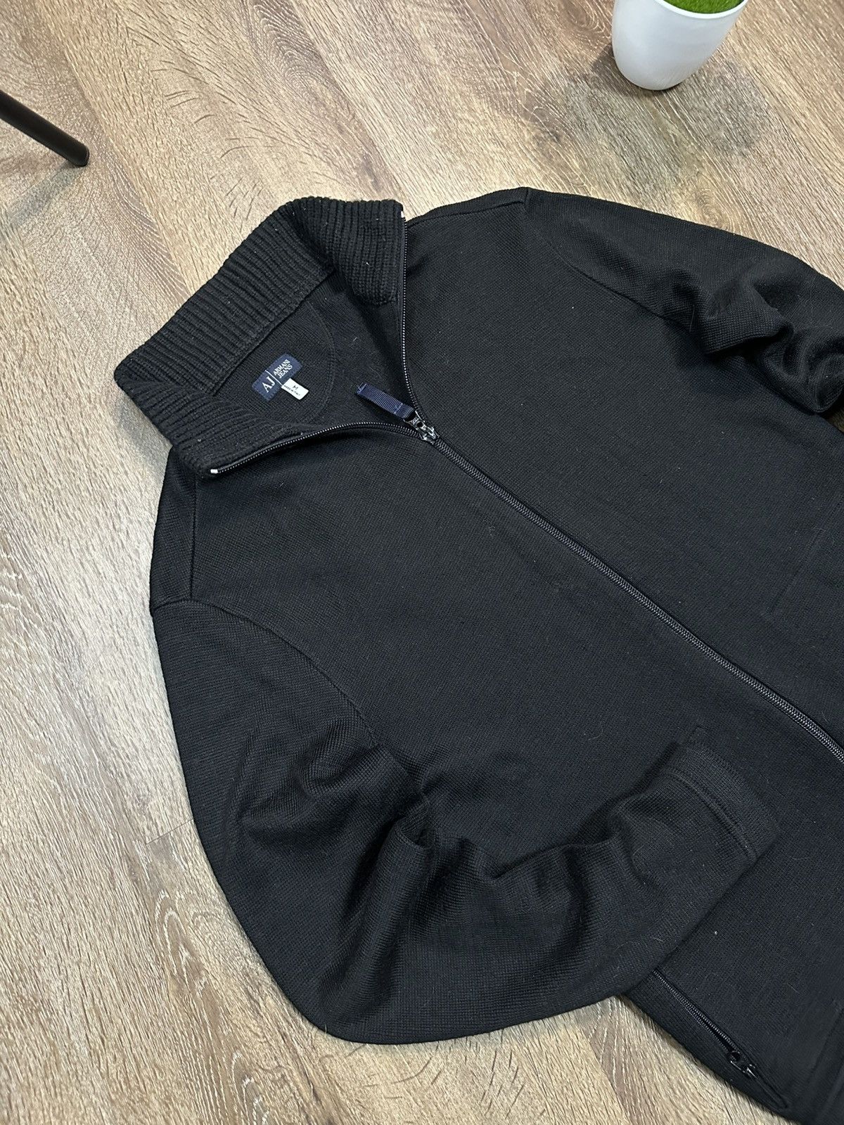 Armani Armani Jeans Knitted Full Zip Sweater Size US M / EU 48-50 / 2 - 2 Thumbnail