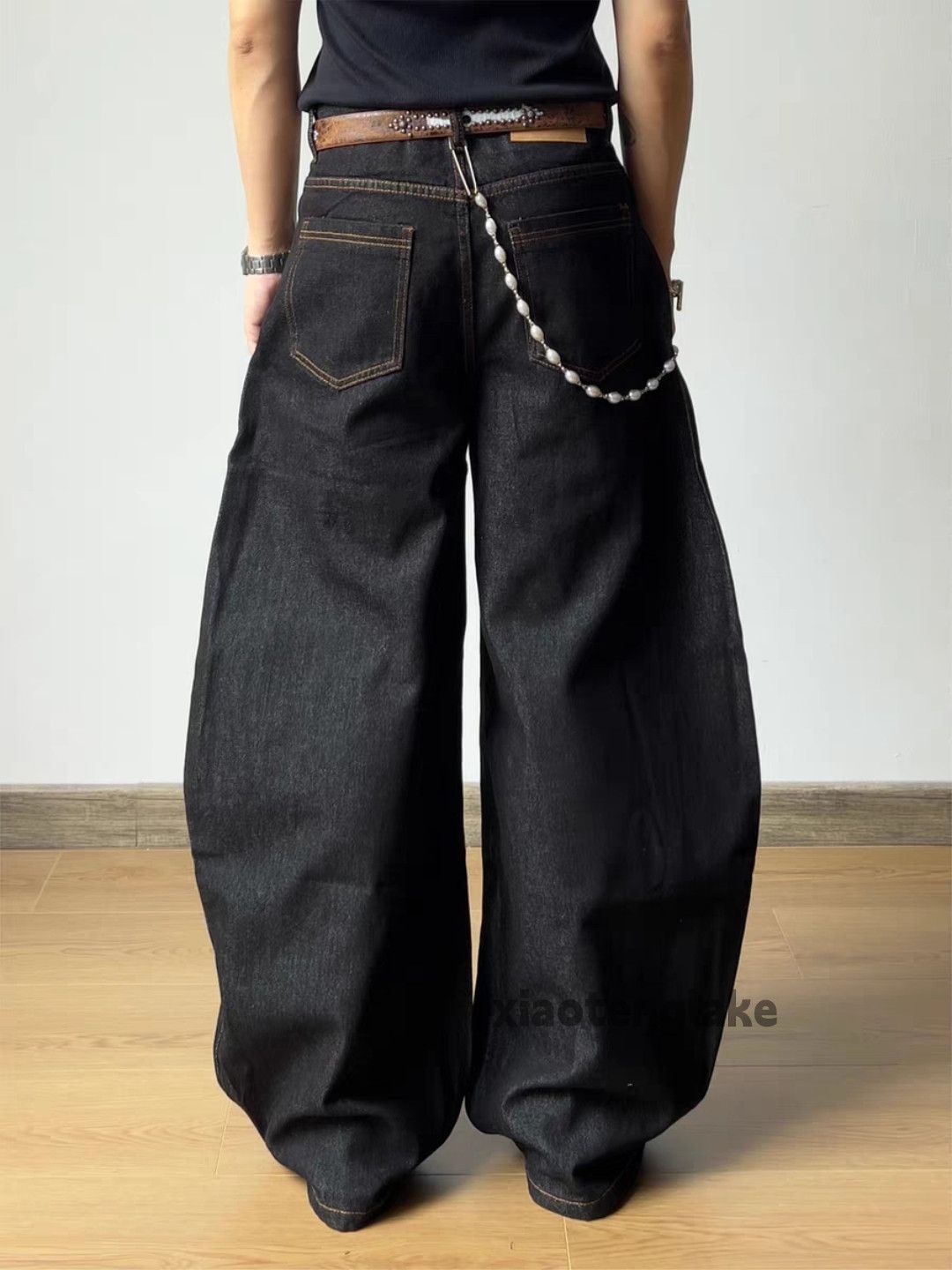 Jean zx vintage loose baggy flared wide Leg cargo jeans Size US 28 / EU 44 - 2 Thumbnail