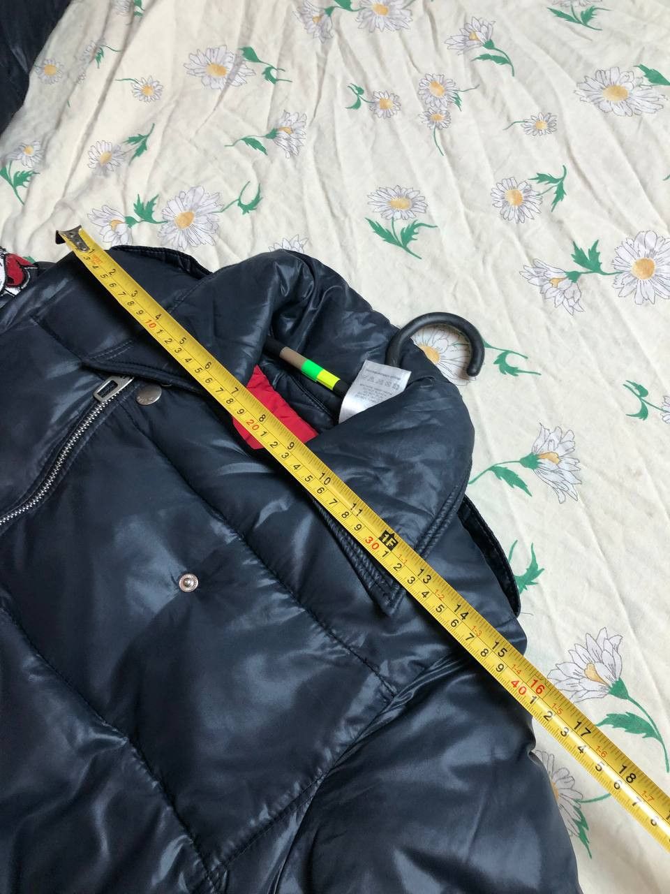 Miss Sixty Miss Sixty Black Puffer Moto Jacket Asymmetric Zip Biker Y2K Size S / US 4 / IT 40 - 8 Thumbnail