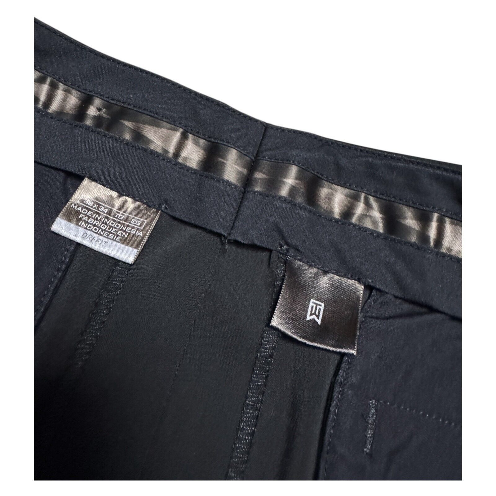 Nike × Tiger Woods TIGER WOODS Golf Retro TW Logo Black Windbreaker Pants Size US 38 / EU 54 - 4 Thumbnail