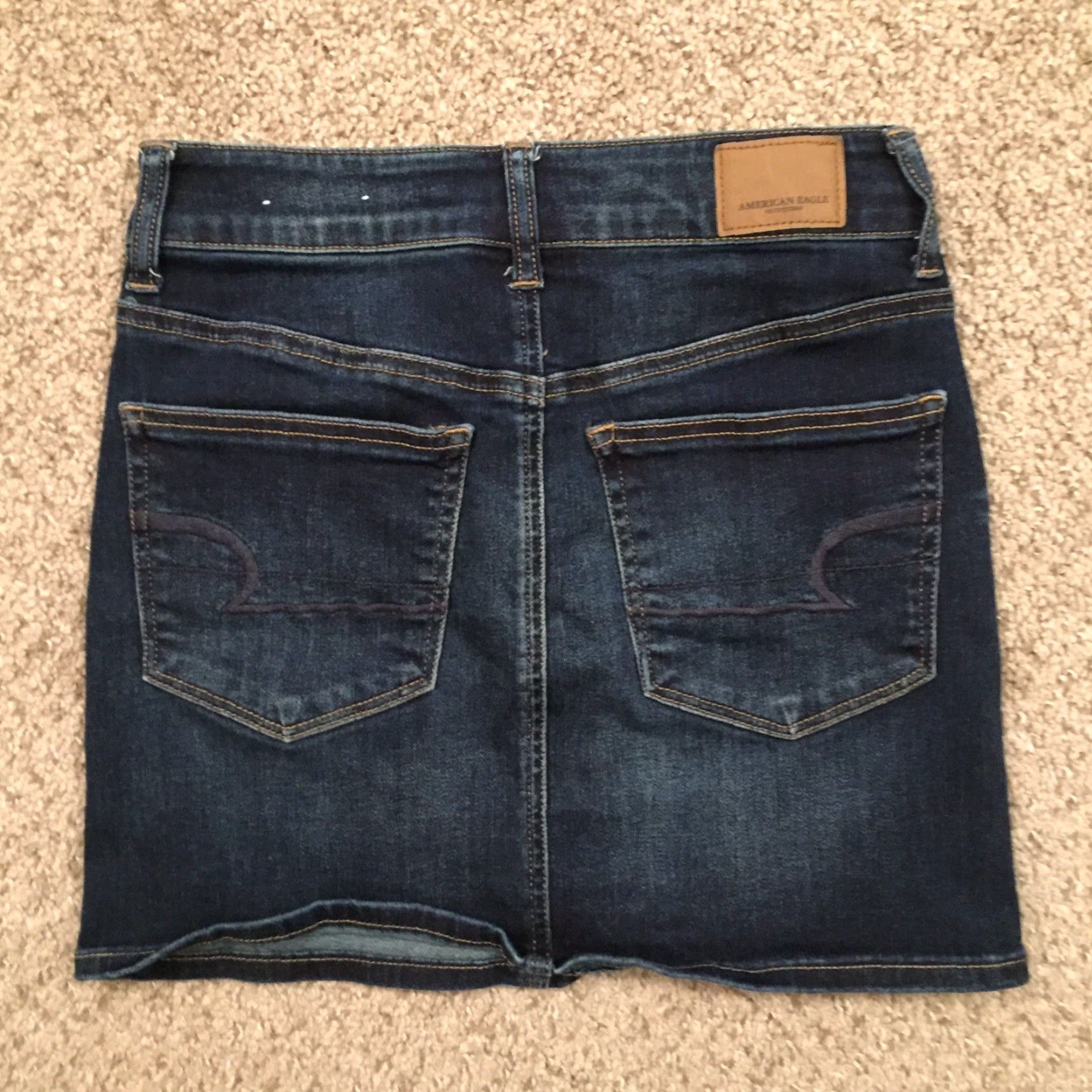 American Eagle Outfitters American Eagle Outfitters Skirt Women Size 0 Blue Denim Pencil Unlined Airford? Size 25" / US 0 / IT 36 - 6 Thumbnail