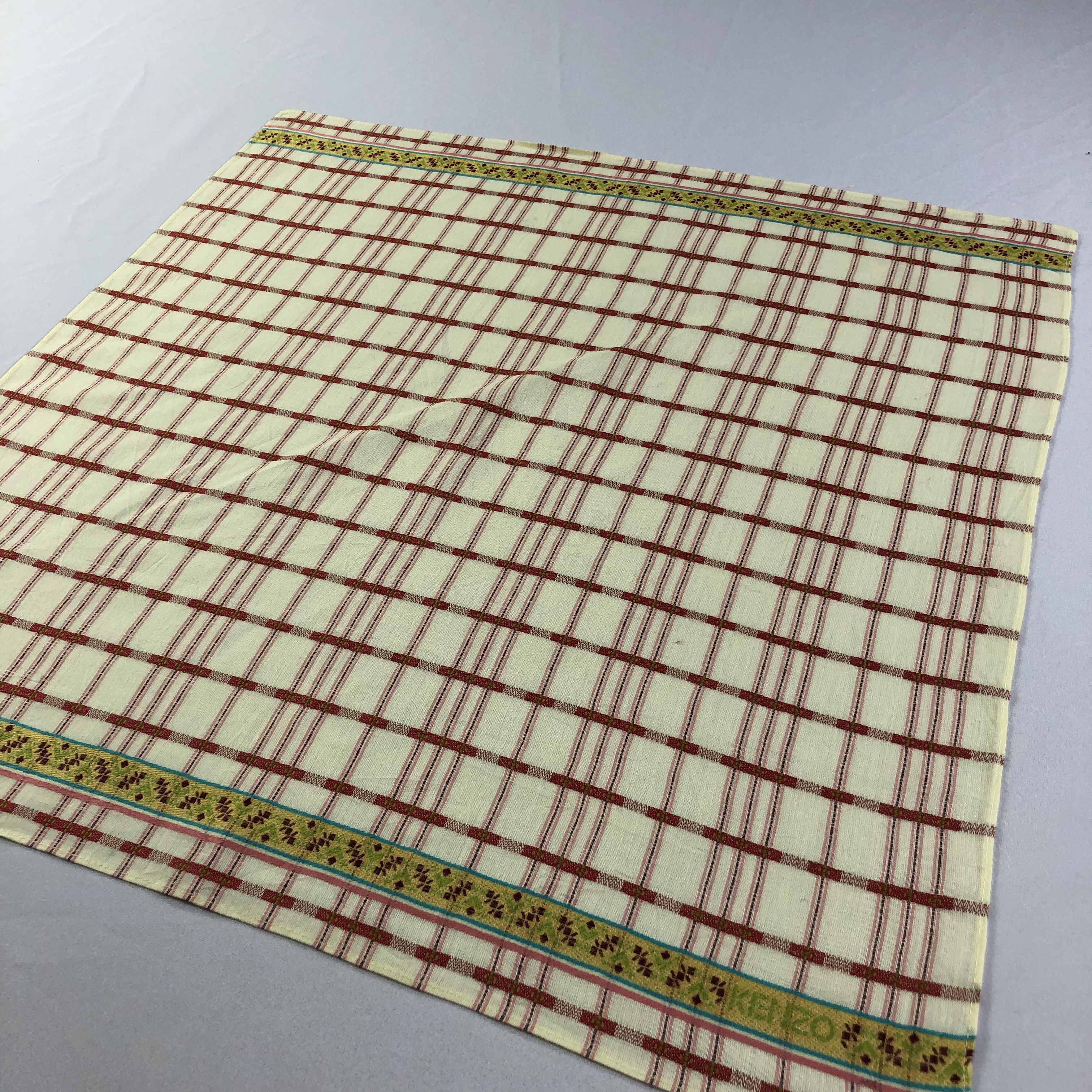 Japanese Brand × Kenzo × Vintage Kenzo Handkerchief Neckerchief Bandana H2019 Size ONE SIZE - 3 Thumbnail