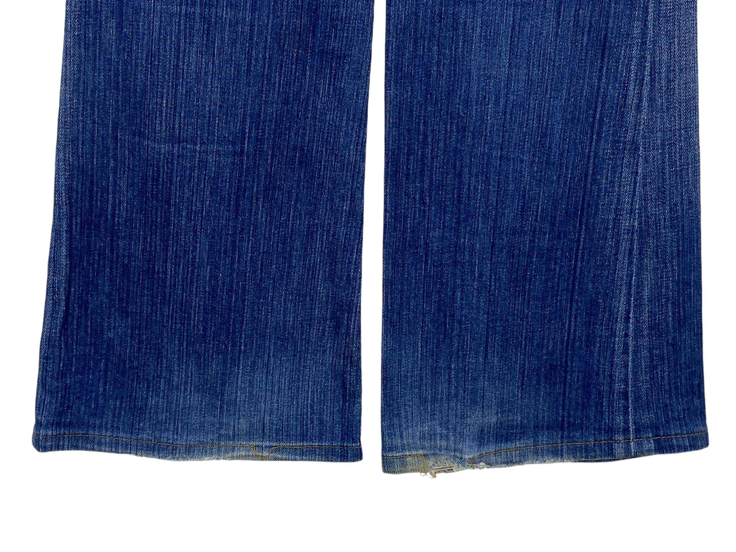 Japanese Brand Blue 2 Flare Jeans Made in USA Size 26" / US 2 / IT 38 - 9 Thumbnail