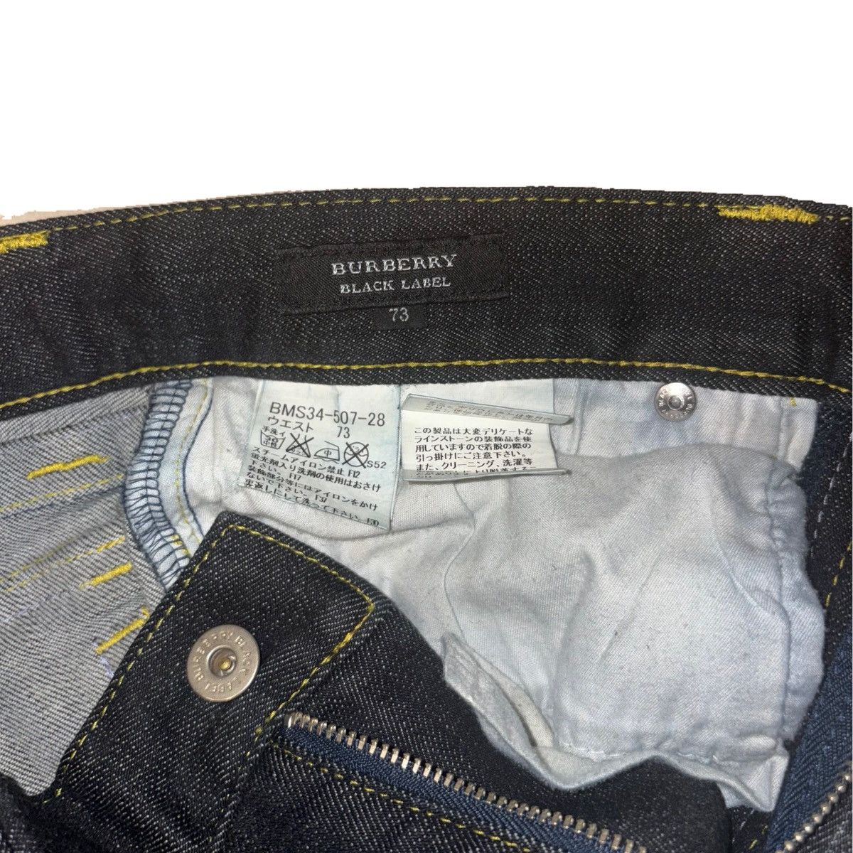 Burberry Y2K VINTAGE BURBERRY RHINESTONE JEANS Size 28" / US 6 / IT 42 - 3 Thumbnail