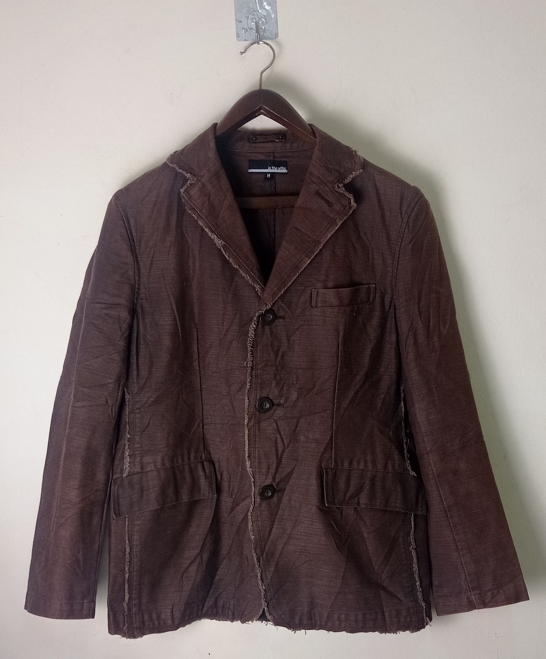 In The Attic Japanese Brand In the attic Homme denim Jacket Punk style Size US M / EU 48-50 / 2 - 1 Thumbnail