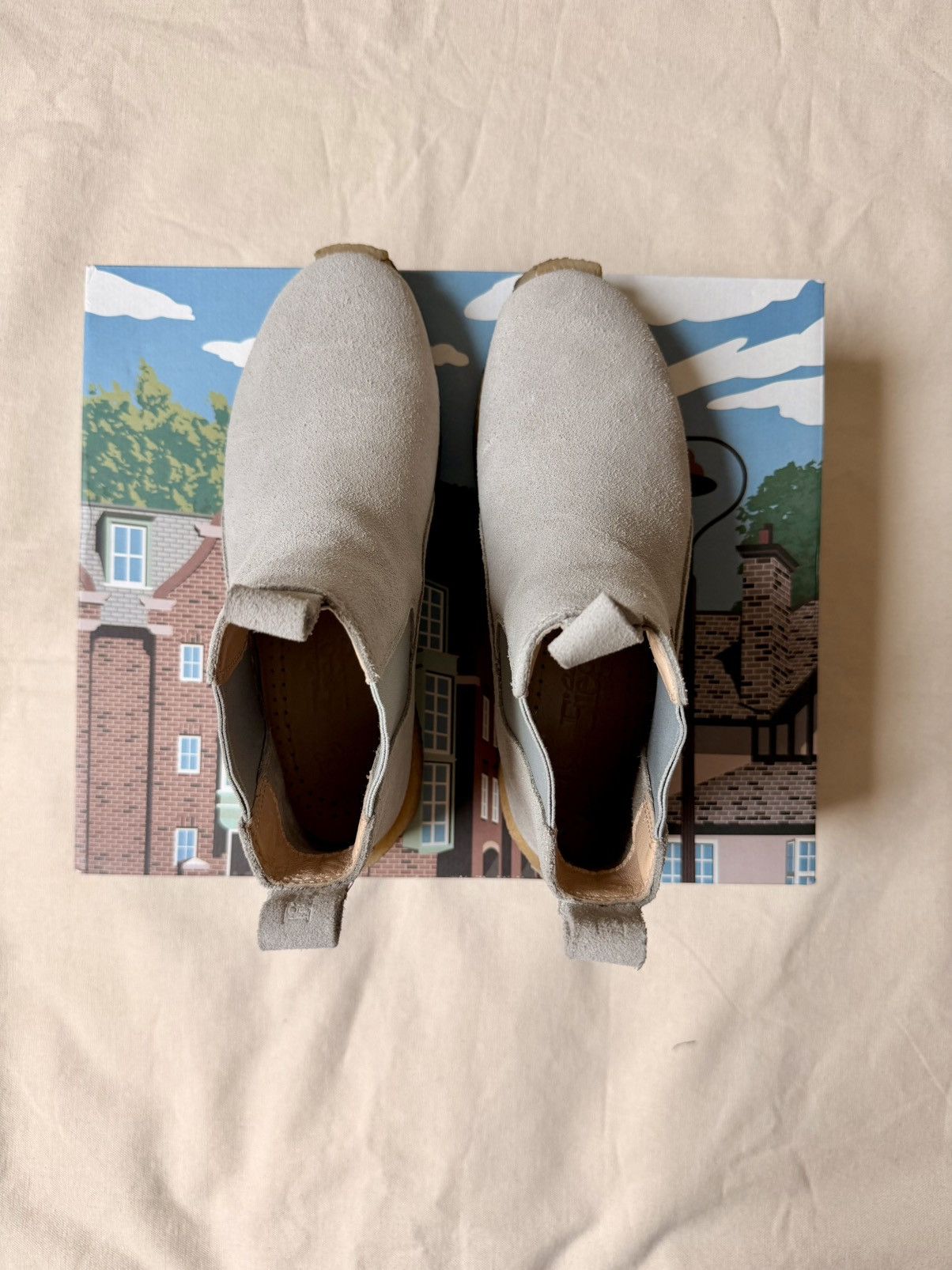 Clarks × Ronnie Fieg Kith x Clark’s - Ronnie Fieg Radlett Chelsea Boot Grey 5.5M Size US 5.5 / EU 38 - 3 Thumbnail