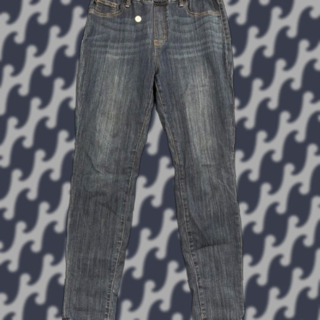 Vintage Judy Blue Jeans Women Dark Wash Blue Denim Slim Fit Size 30/11-30 Skinny Levis - Los Angeles Blue Jeans Womens Size 30 Size 30" / US 8 / IT 44 - 1 Thumbnail