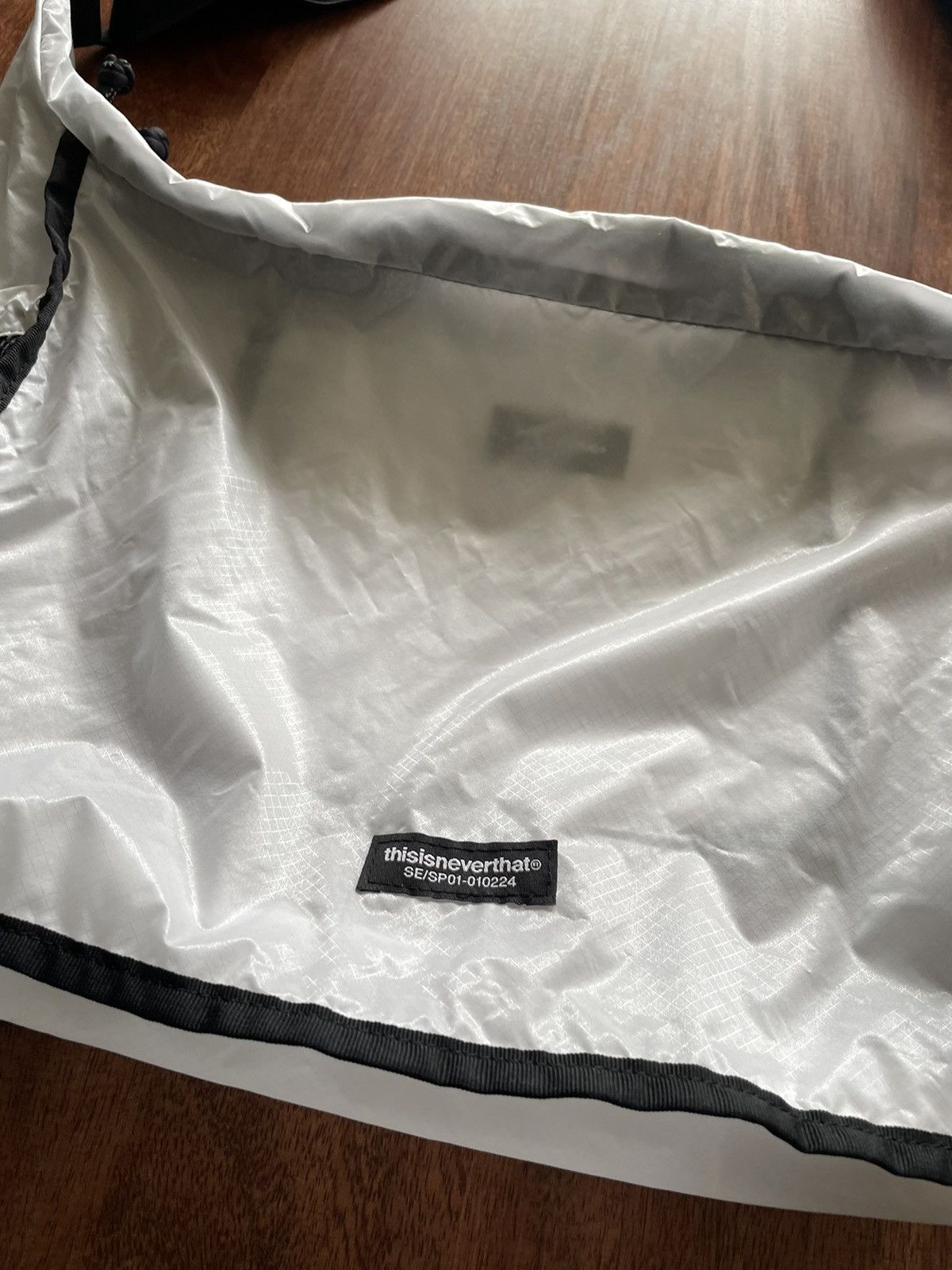 thisisneverthat Thisisneverthat transparent ripstop Cordura shoulder bag Size ONE SIZE - 2 Thumbnail