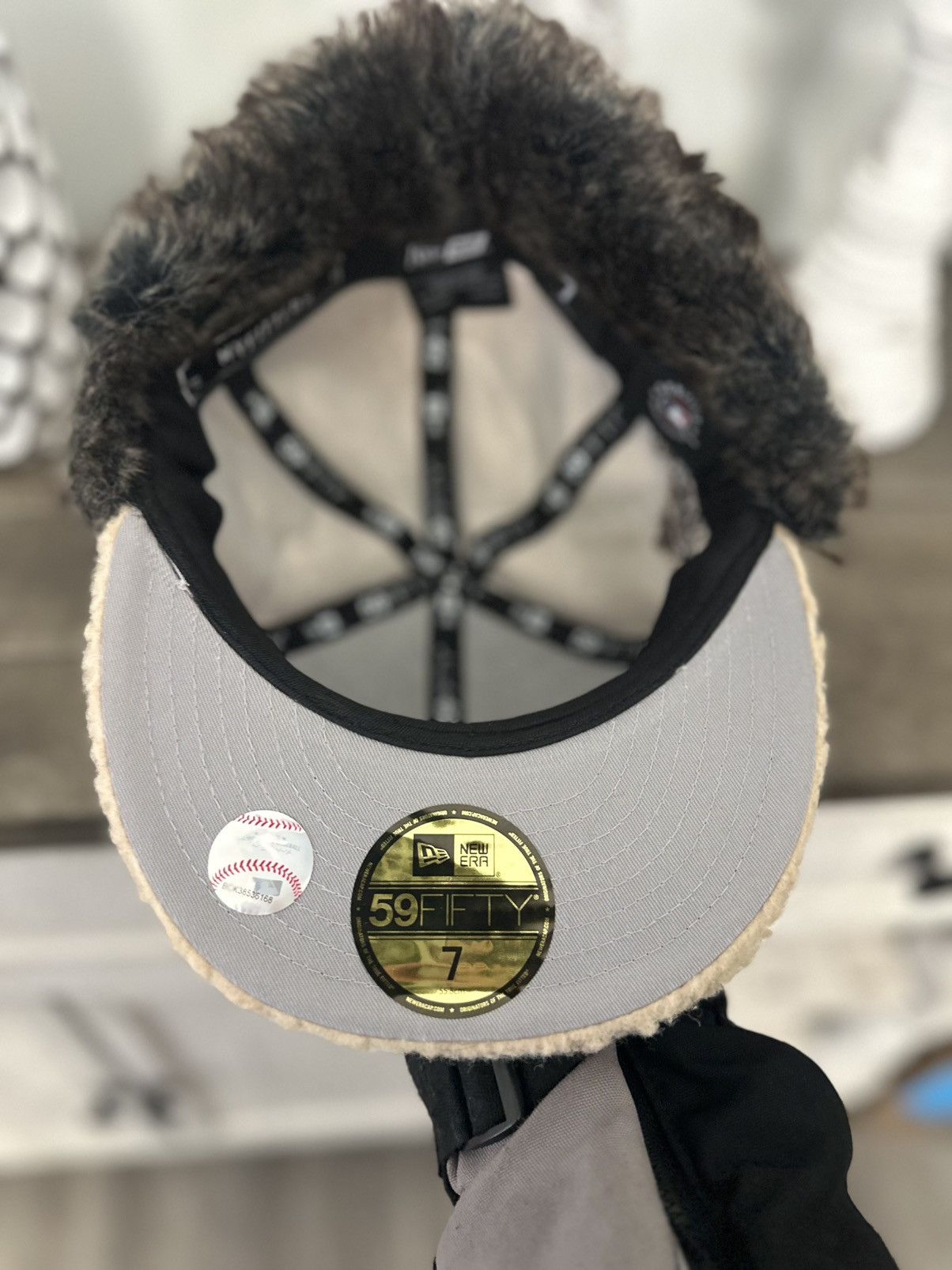 MyFitteds 7 1/4 Myfitteds New York Yankees Sherpa Dog Ear Size ONE SIZE - 2 Thumbnail