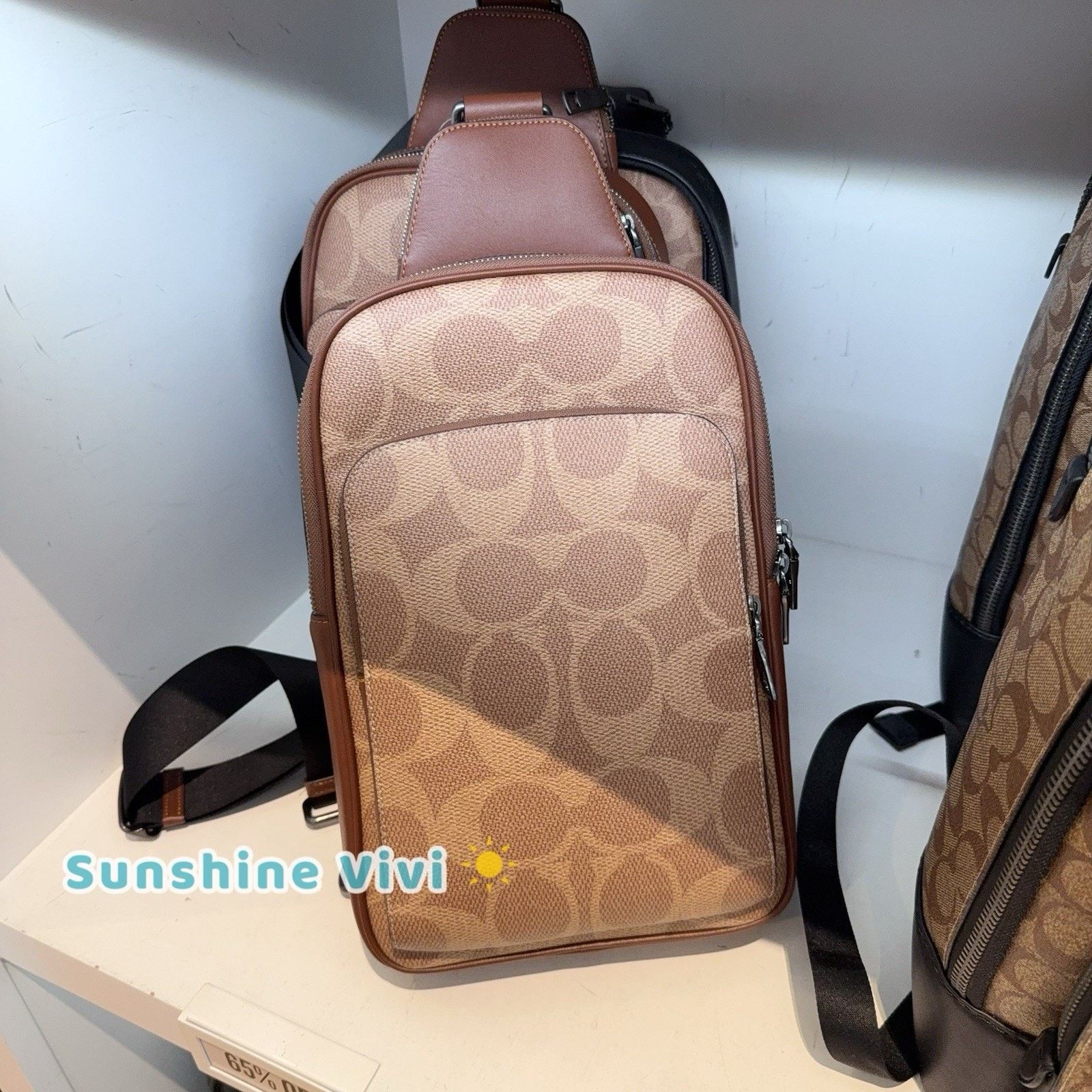 Coach NWT COACH Ethan Pack Tan/Vintage BROWN CBI71 Size ONE SIZE - 1 Thumbnail