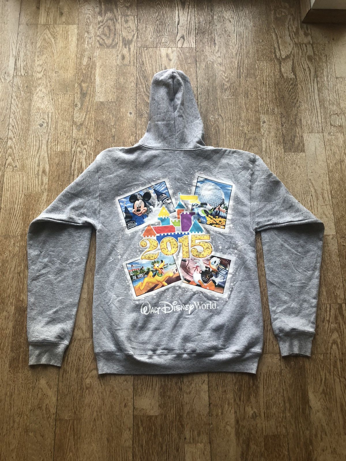 Disney × Mickey Mouse × Vintage DISNEY LAND MICKEY MOUSE 2015 RARE SWEATSHIRT ZIP HOODIE Size US S / EU 44-46 / 1 - 2 Thumbnail