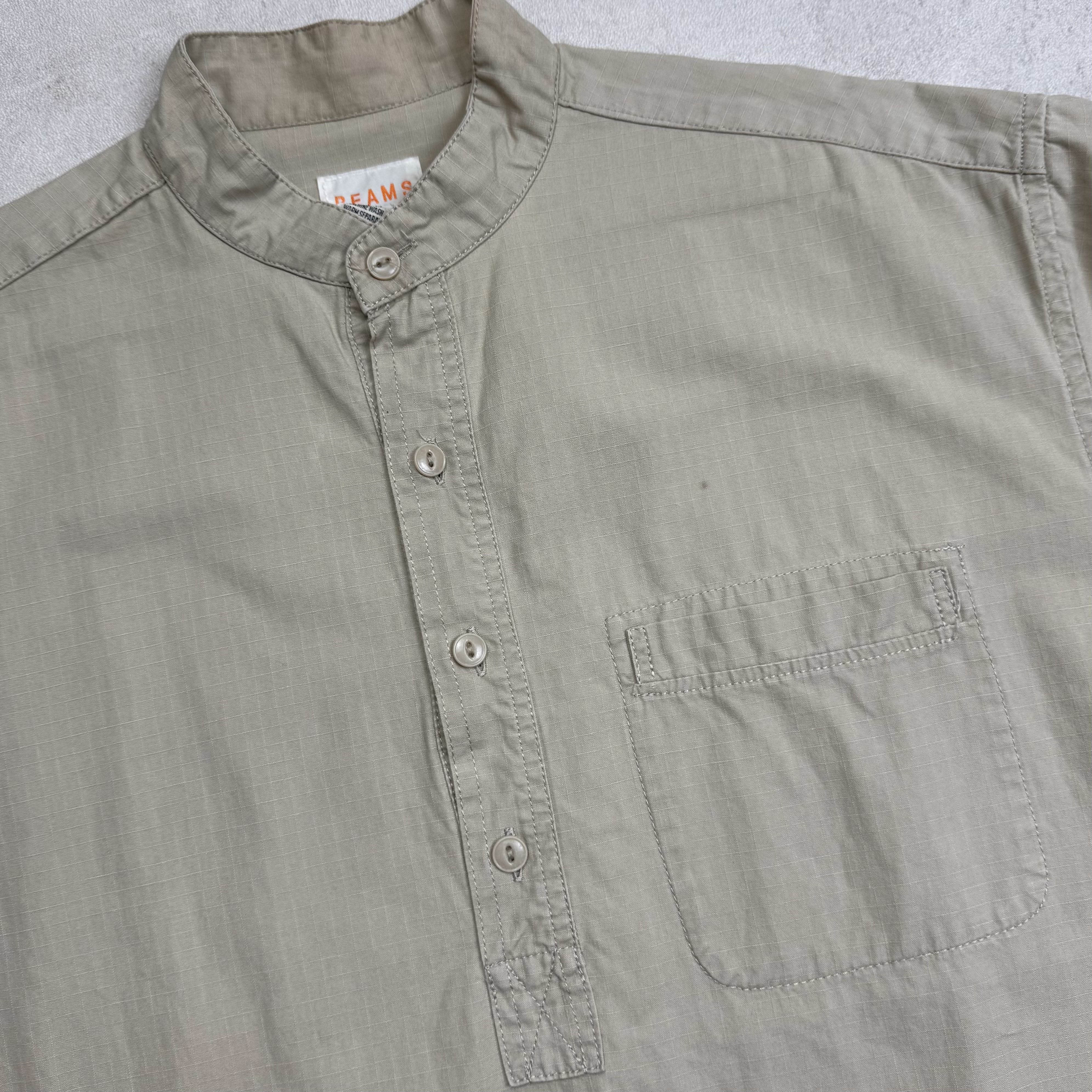 Beams Plus Beams Japan Half Button Anorak Shirt Size US L / EU 52-54 / 3 - 3 Thumbnail