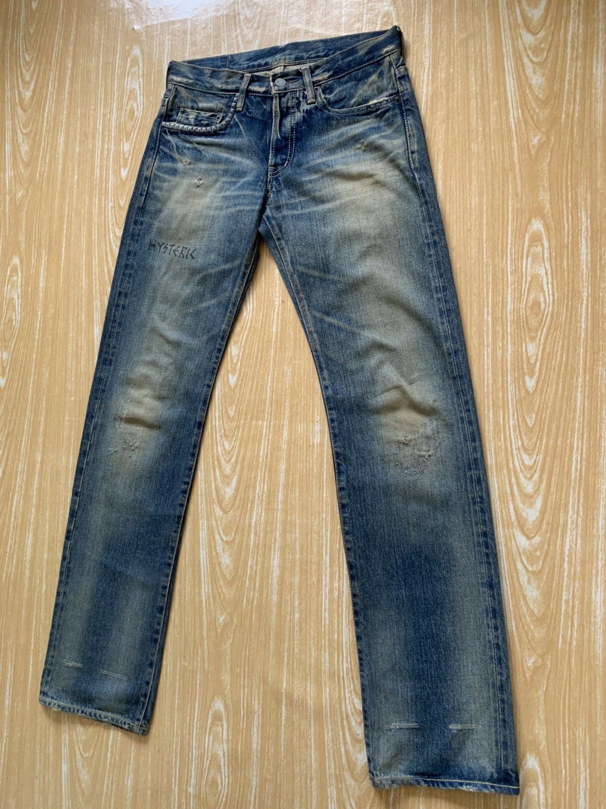 Hysteric Glamour Hysteric Glamour Selvedge Spike Punks Style Denim Pants Size US 29 - 4 Thumbnail