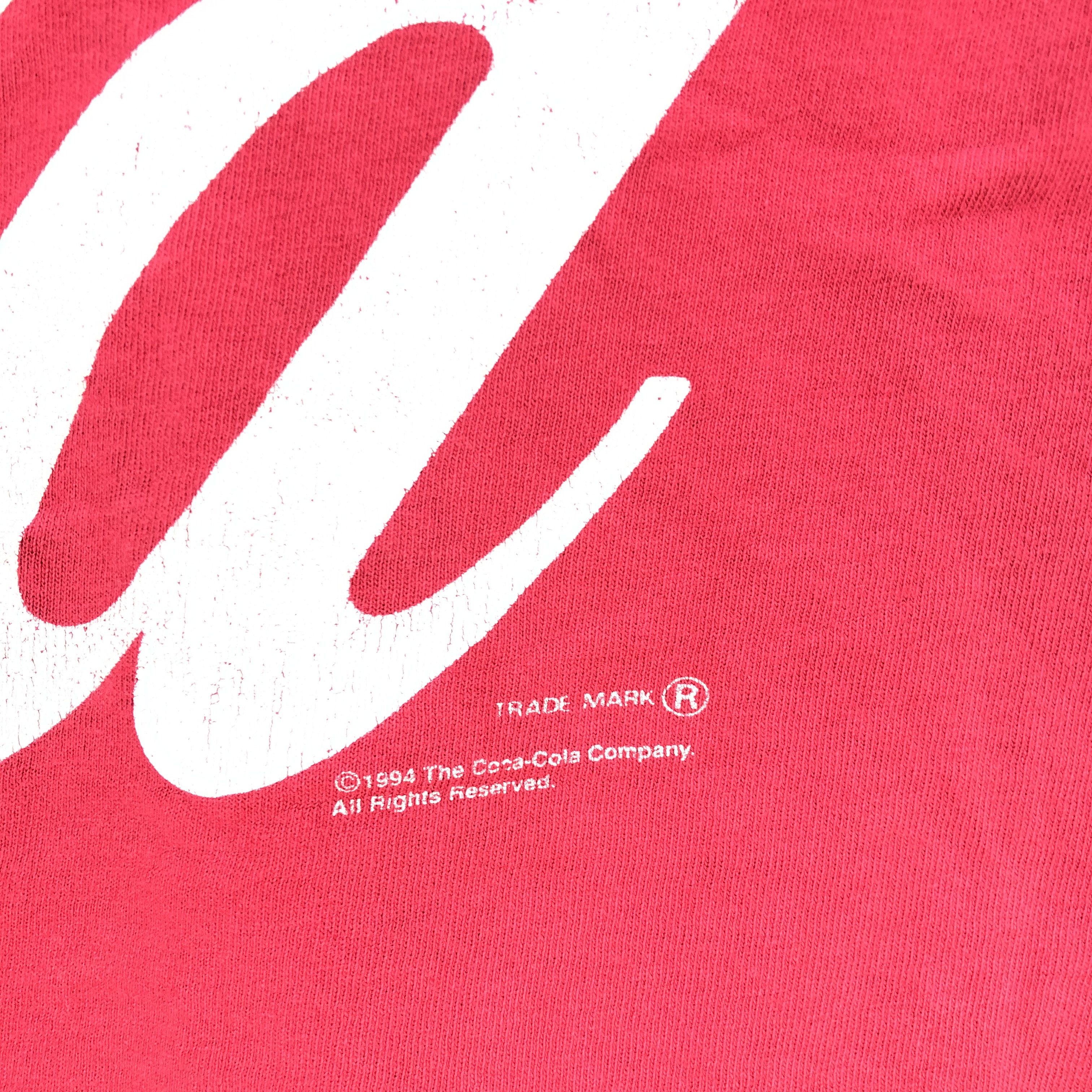 Coca Cola Vintage Coke T Shirt 1994 Letter Coca Cola Tees Size US L / EU 52-54 / 3 - 5 Thumbnail