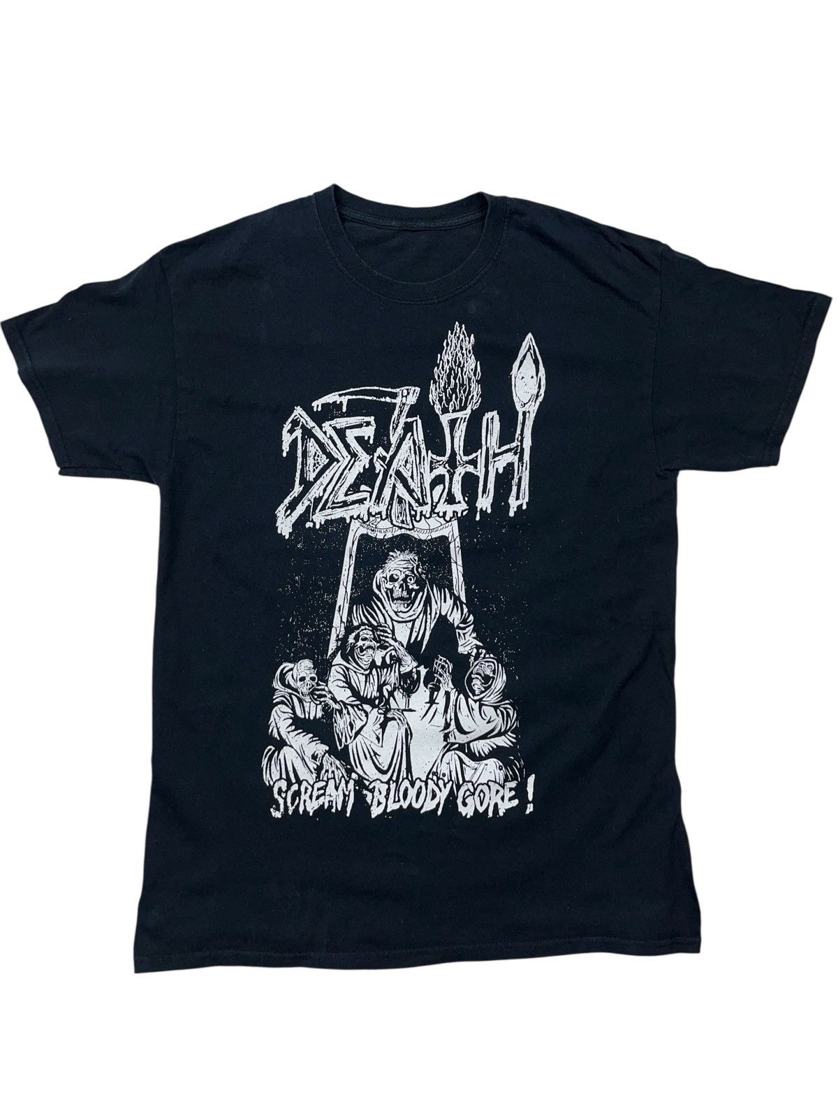 Band Tees Death Scream Bloody Gore! Band T-shirt Vintage Style Slayer Size US L / EU 52-54 / 3 - 1 Thumbnail