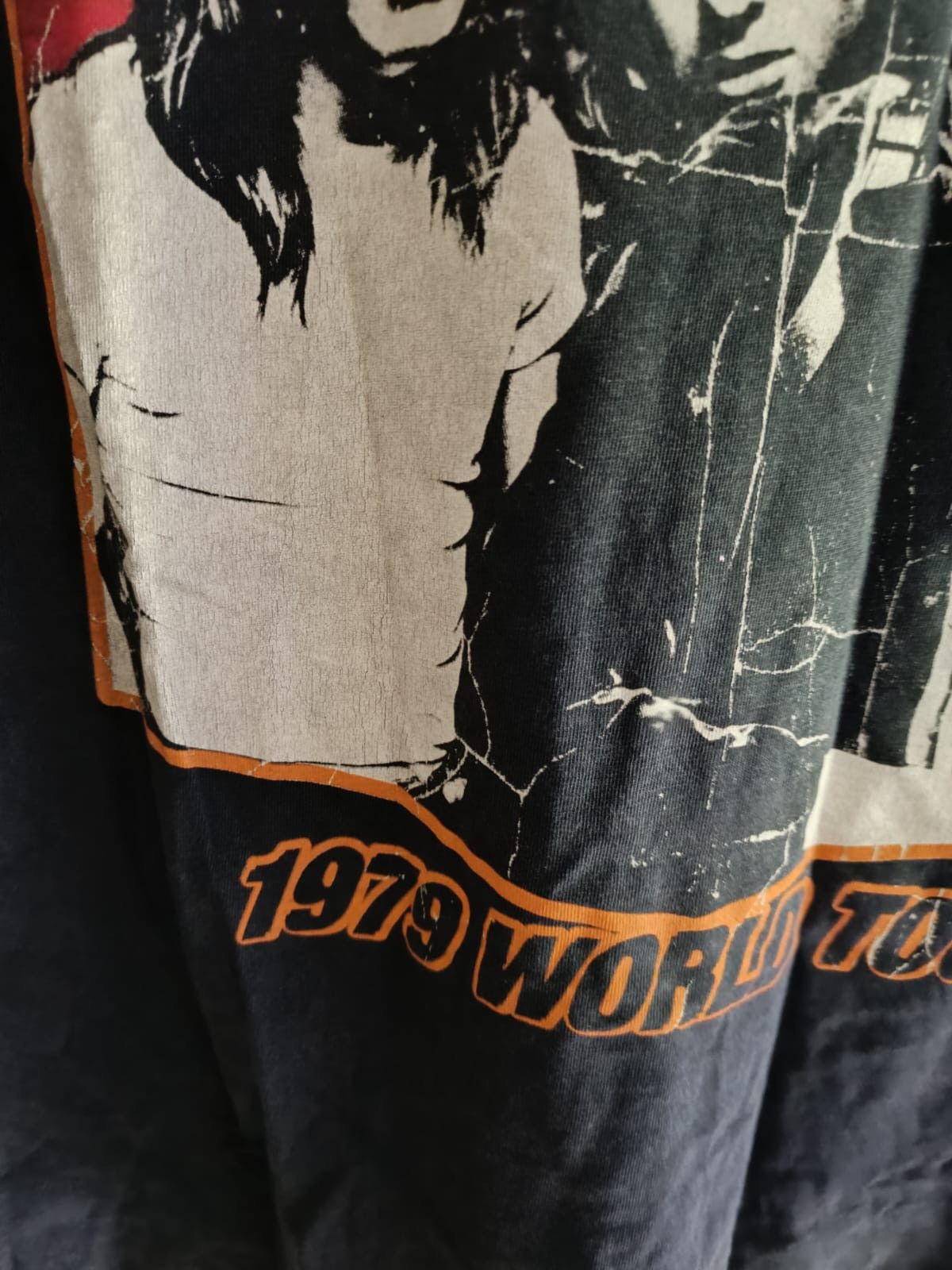 AC/DC × Vintage Rock T-shirt AC/DC Tour 1979 World Size US L / EU 52-54 / 3 - 6 Thumbnail