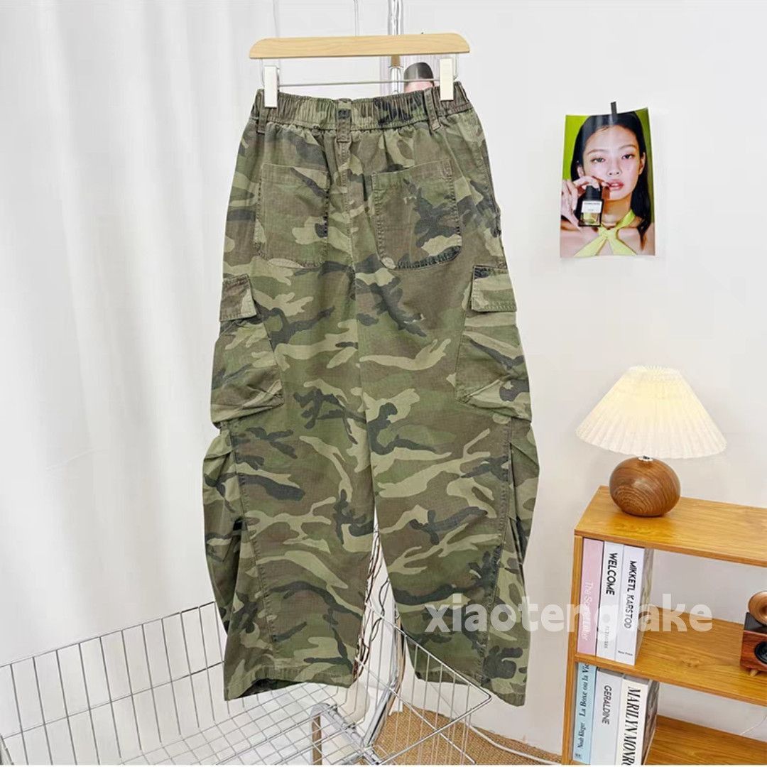 Vintage xtl utility military loose baggy skate hiphop cargo pants Size US 28 / EU 44 - 2 Thumbnail