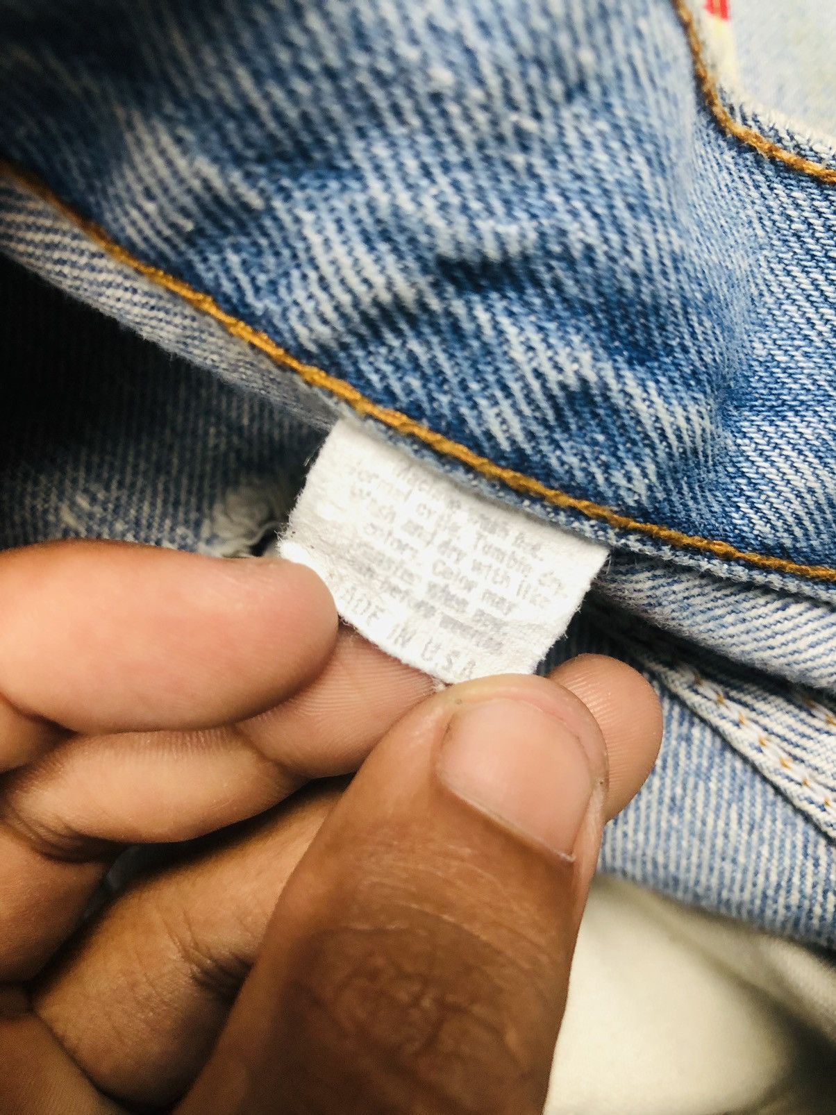 Levi's RARE VINTAGE Levi's 501 Custom Distressed Jeans (40) Size US 30 / EU 46 - 12 Thumbnail