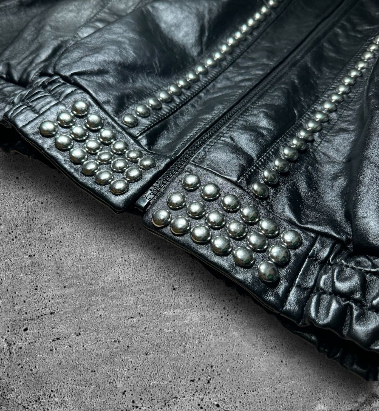 Celine × Hedi Slimane 「LIMITED TIME」CELINE “FW22 STUDDED LEATHER BLOUSON” Size US S / EU 44-46 / 1 - 5 Thumbnail