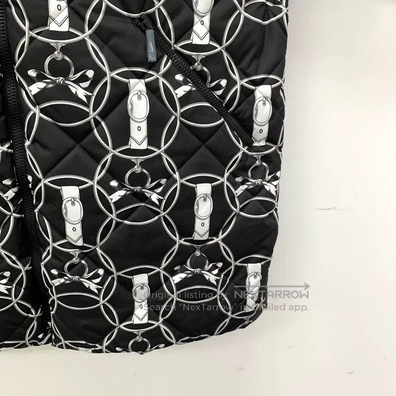 Hermes Hermes Black Diamond Pattern Geometric Printed Two-Sided W Size XXS / US 00 / IT 34 - 8 Thumbnail