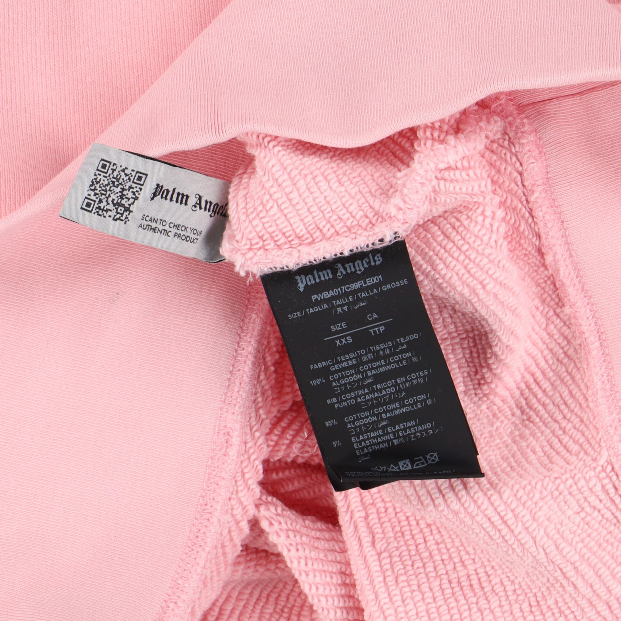 Palm Angels Pink Classic Logo Oversized Sweatshirt Size XXS / US 00 / IT 34 - 4 Thumbnail