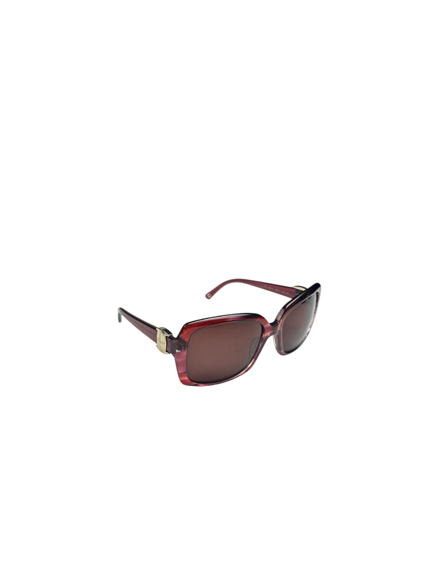 Salvatore Ferragamo Ferragamo Round Square Sunglasses Size ONE SIZE - 3 Thumbnail