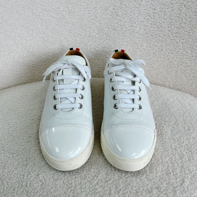Thom Browne Thom Browne All white sneakers Size US 5 / EU 37 - 1 Thumbnail