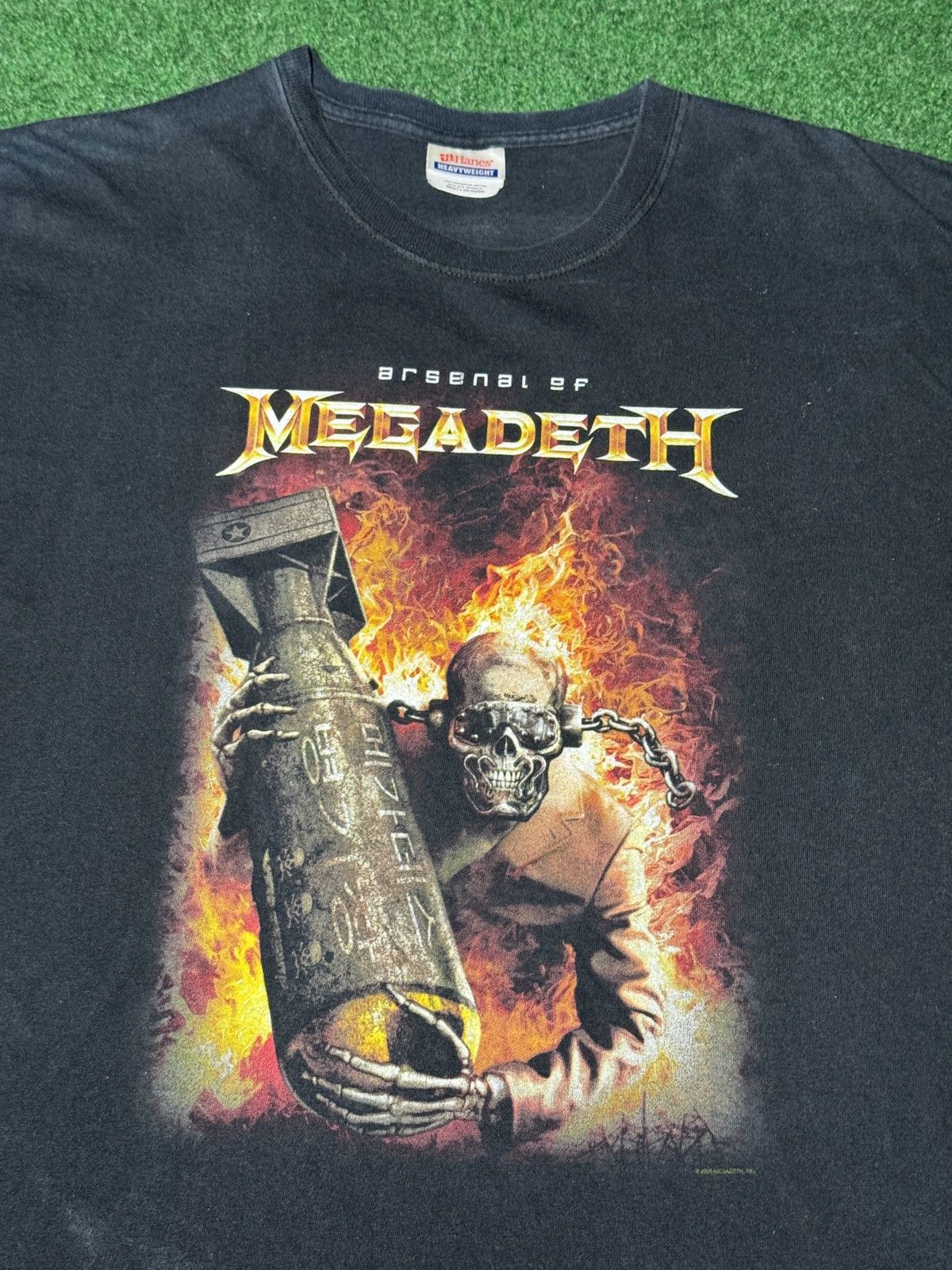 Band Tees × Vintage Y2K Arsenal Of Megadeath Hard Rock Metal Concert T Shirt Size US L / EU 52-54 / 3 - 2 Thumbnail