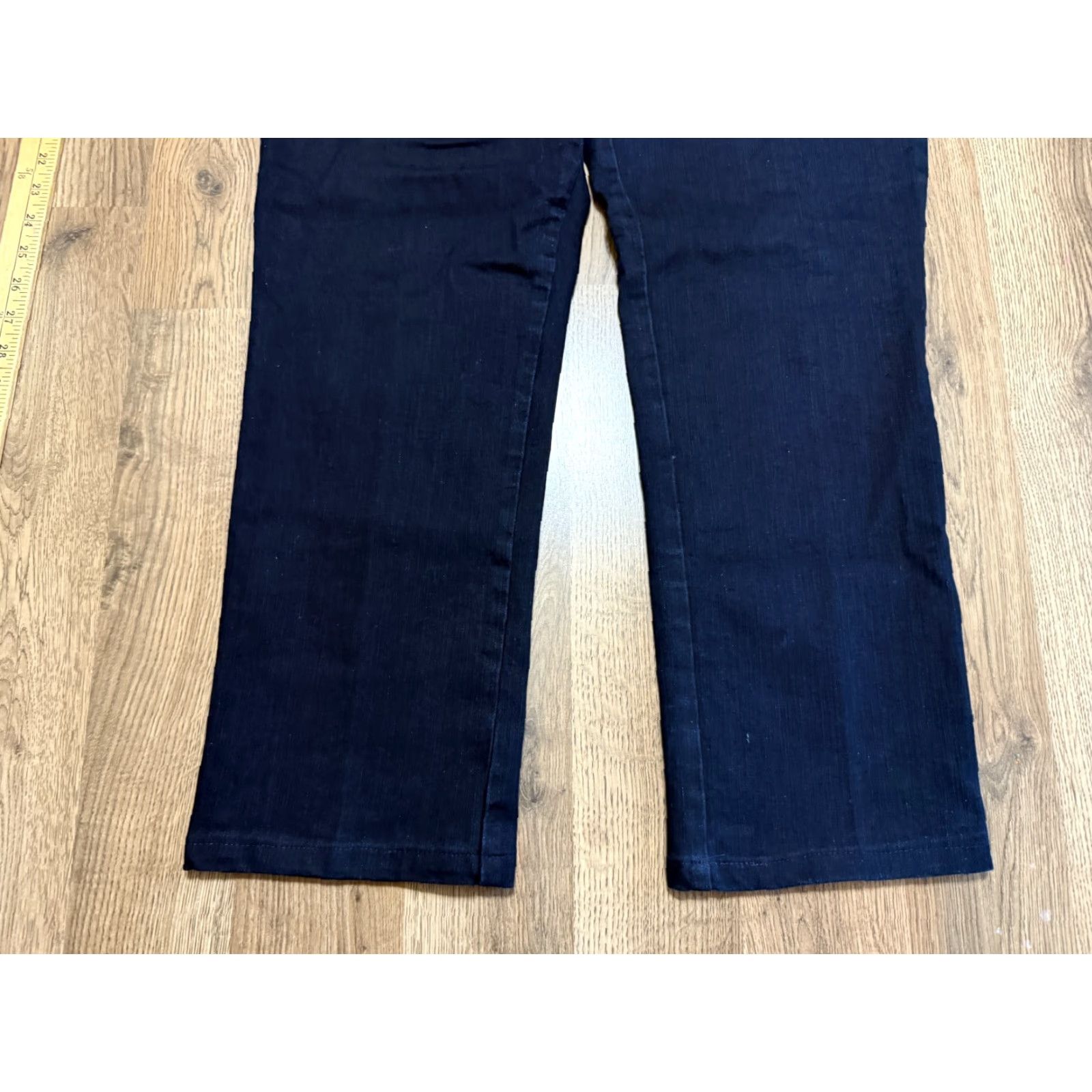 Gloria Vanderbilt Gloria Vanderbilt Amanda Jeans Women's 16 Petite Denim Blue 38" Length Straight Size 26" / US 2 / IT 38 - 3 Thumbnail