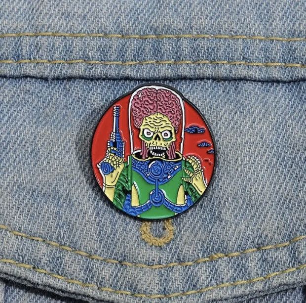 Other Mars Attacks Movie Enamel Pin Size ONE SIZE - 4 Thumbnail
