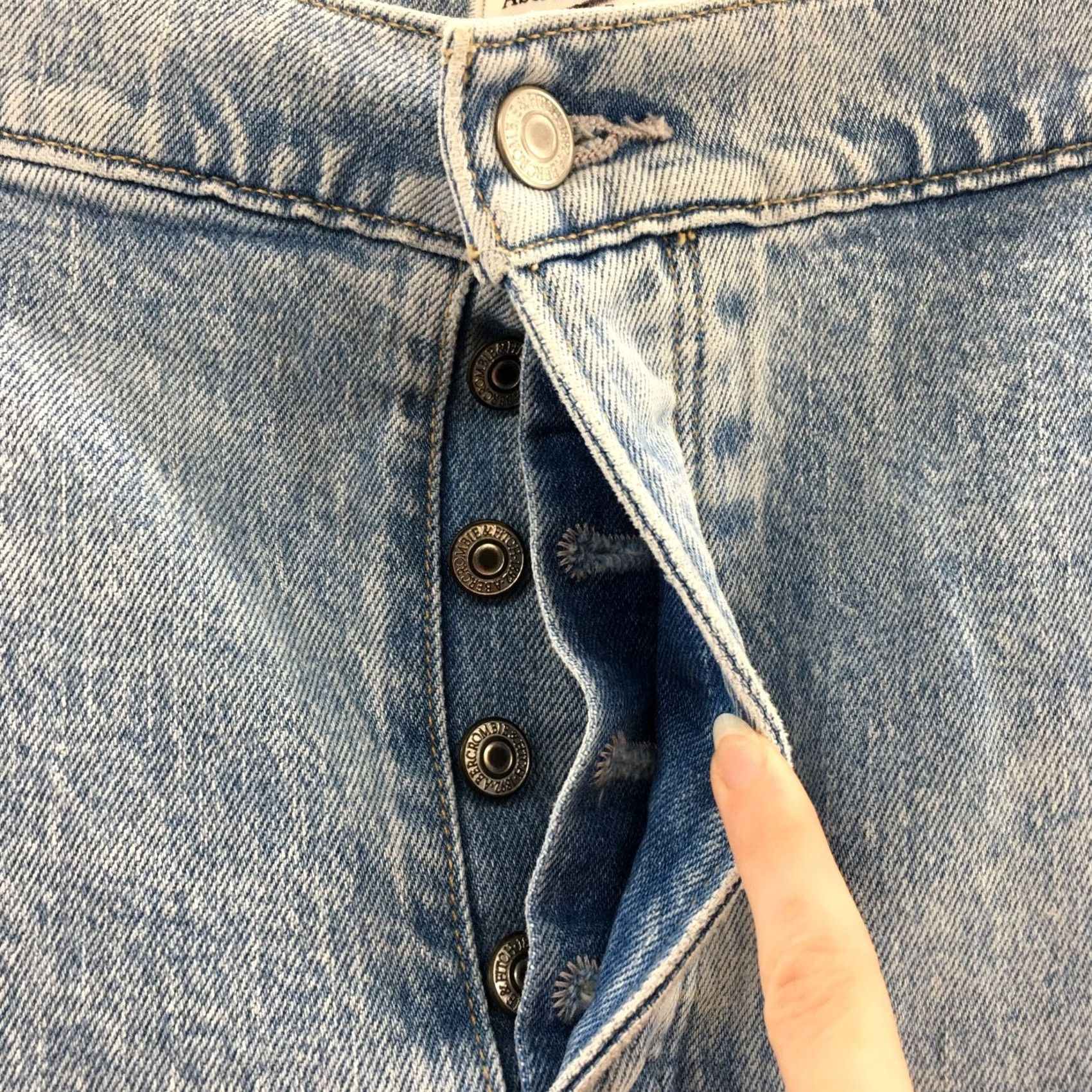 Abercrombie & Fitch Abercrombie & Fitch The Dad Jeans Womens 36 Long Blue Denim NEW Jeans Womens 36 Long Blue Denim NEW Size 25" / US 0 / IT 36 - 3 Thumbnail