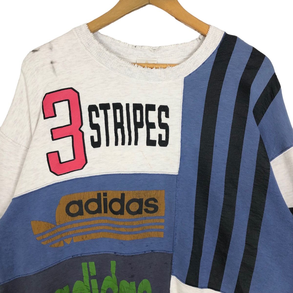 Adidas Vintage 90s Adidas Originals Crewneck Sweatshirt Big Logo Size US L / EU 52-54 / 3 - 5 Thumbnail