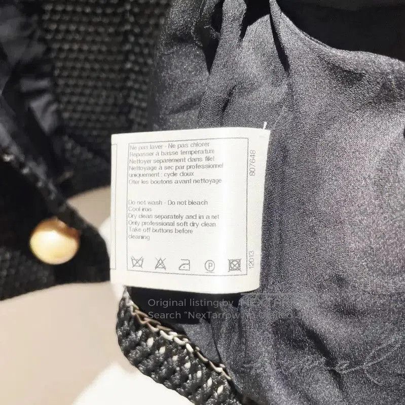 Chanel Chanel Black Polyester Women's Cardigan . Size S / US 4 / IT 40 - 5 Thumbnail