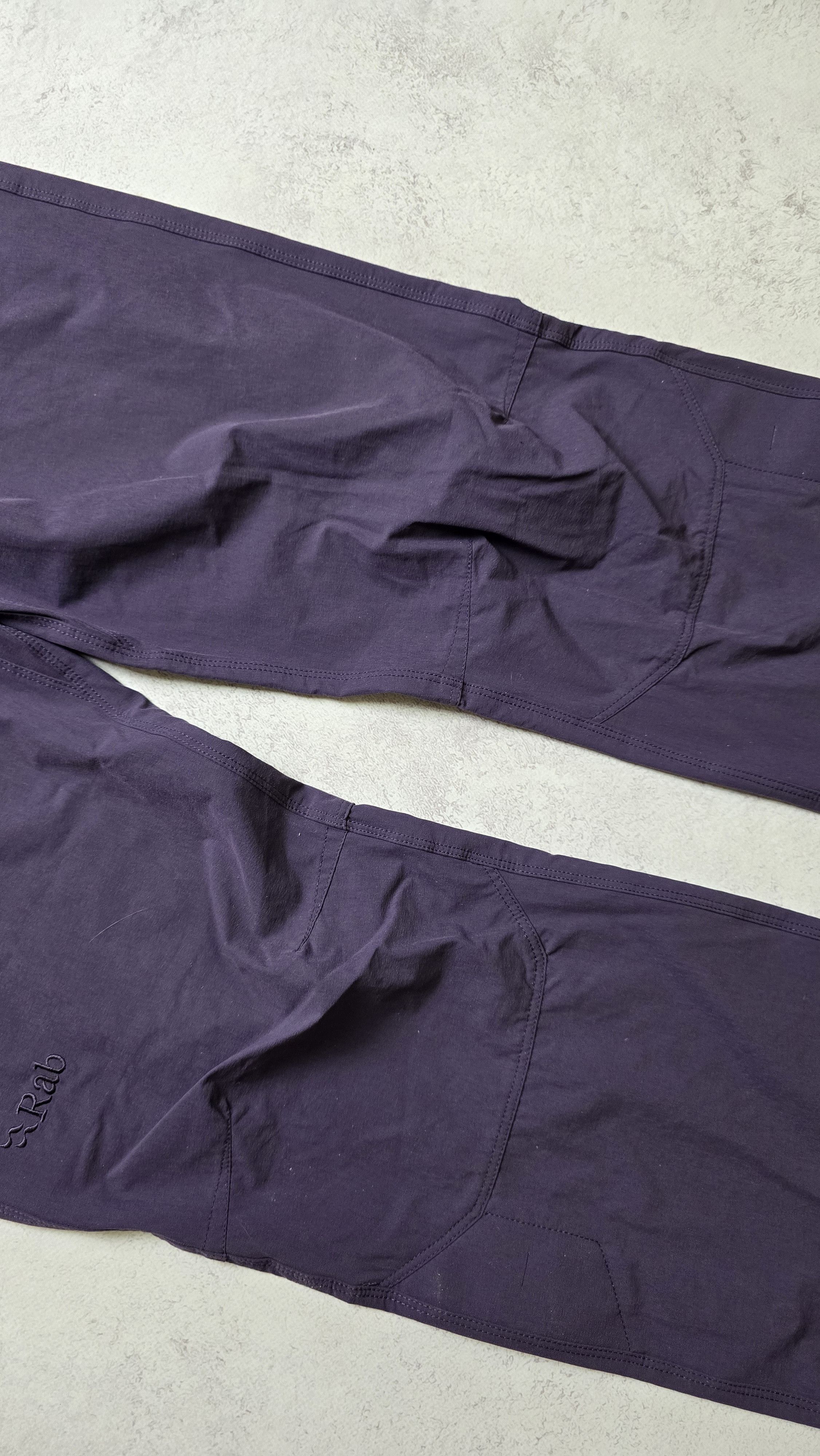 Rab Rab Women's Purple Helix Trousers Active Hiking Walk Pants Size 32" / US 10 / IT 46 - 7 Thumbnail