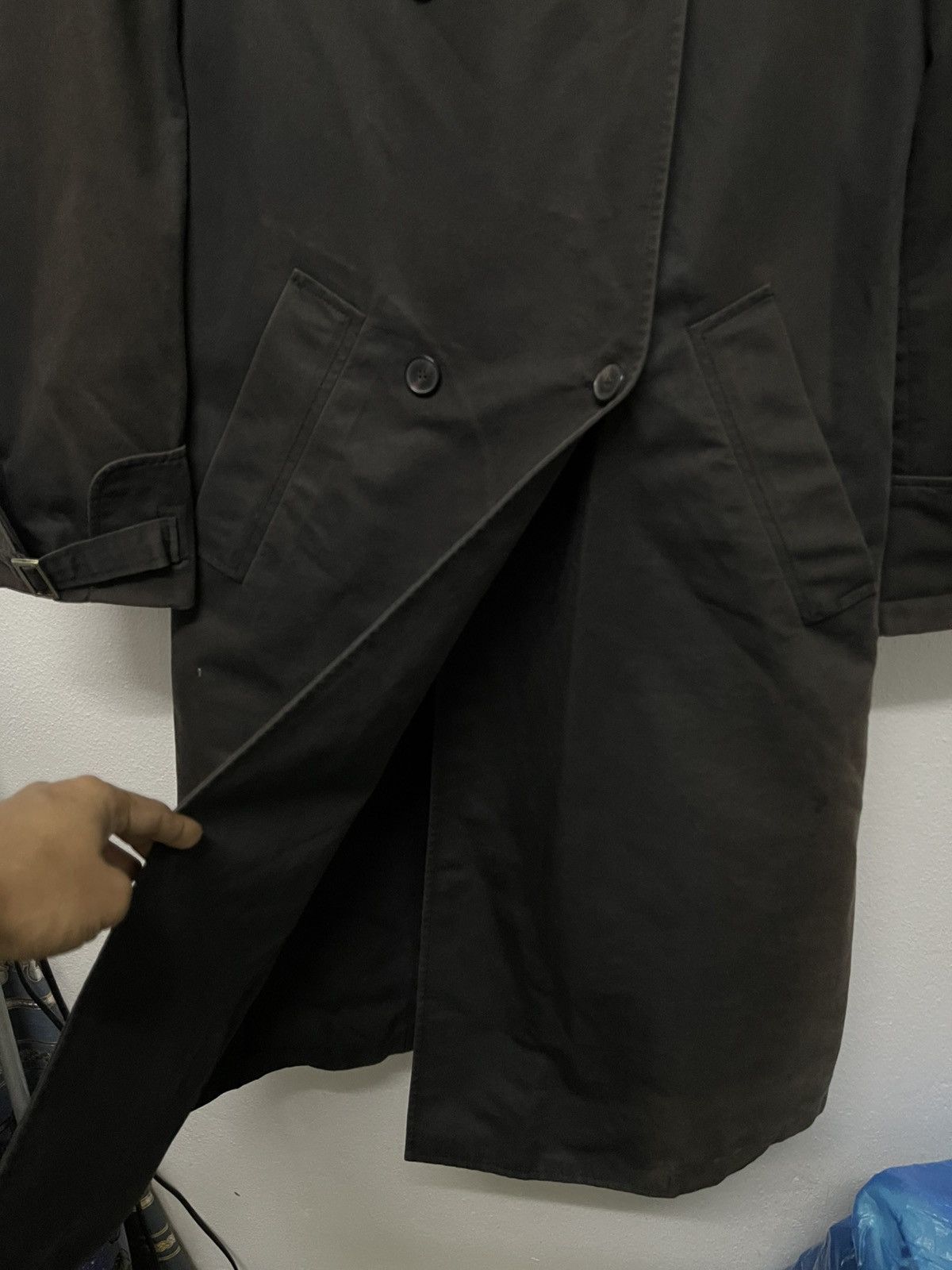 Gucci 90s GUCCI LONG TRENCH BELT LONG JACKET RARE Size US S / EU 44-46 / 1 - 10 Thumbnail