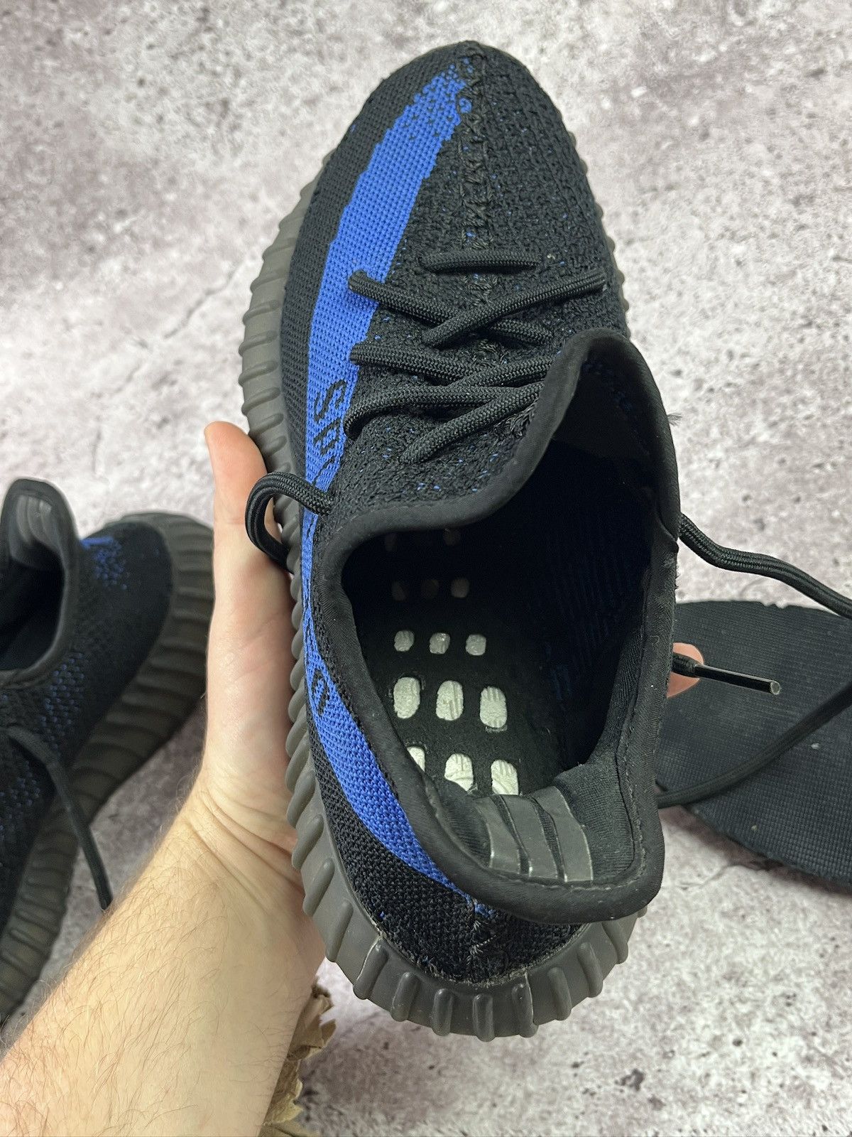 Adidas × Kanye West Adidas Yeezy Boost 350 V2 Dazzling Blue Black Blue Sneakers Size US 6.5 / IT 36.5 - 10 Thumbnail