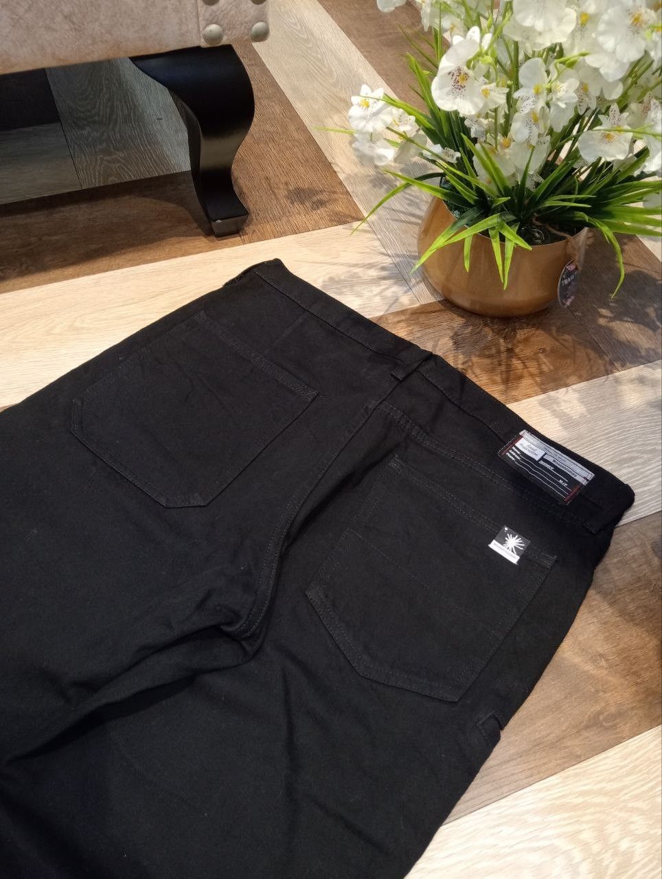 Maison MIHARA YASUHIRO GU MIHARAYASUHIRO GOOD INSPIRATION BLACK JEANS Size US 35 - 11 Thumbnail