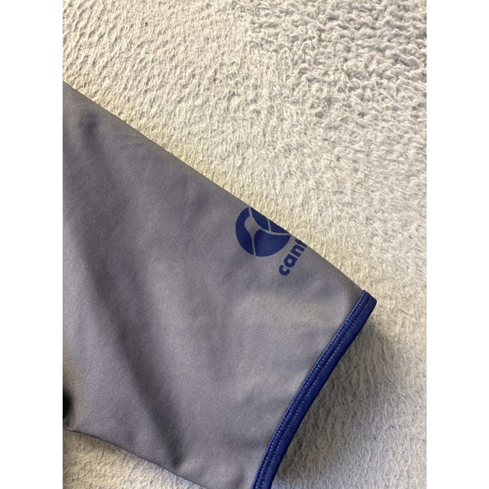 Vintage Canterbury of New Zealand Shirt Mens Jersey Fitted Short Sleeve Blue CCC Logo Size M Gray Activewear Rugby Size US M / EU 48-50 / 2 - 5 Thumbnail