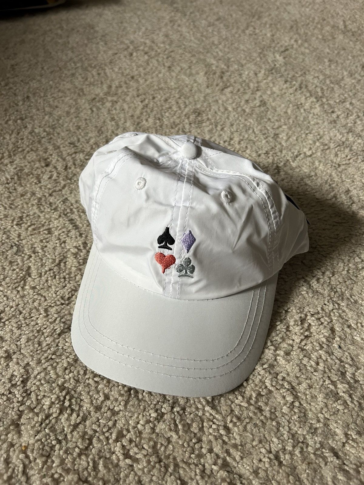 Stussy Stussy Card Suit Low Pro Cap White Size ONE SIZE - 1 Thumbnail