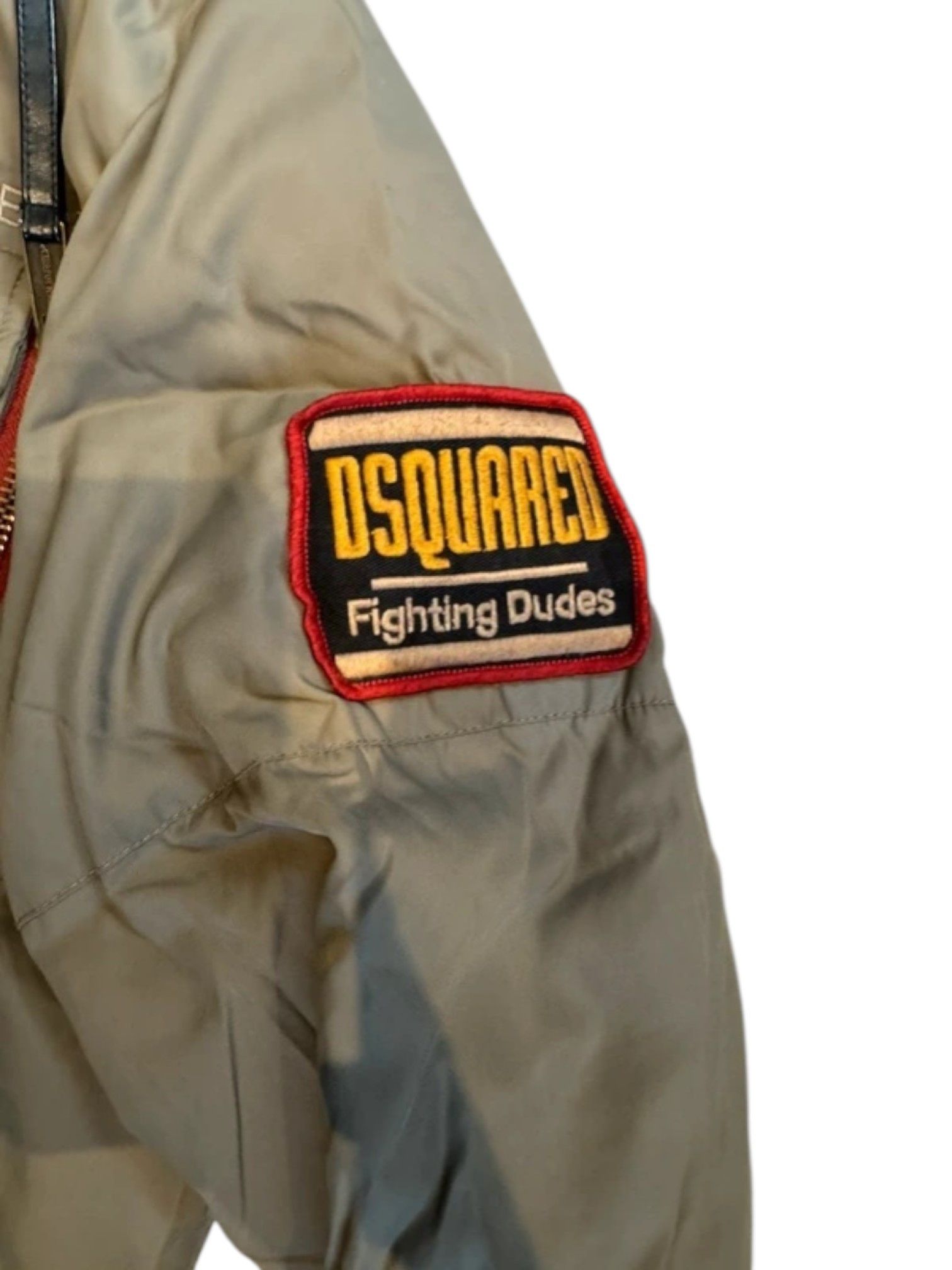Dsquared2 DSQUARED² "Fighting Bros" Patch Bomber with Fur-Trimmed Hood Size US L / EU 52-54 / 3 - 6 Thumbnail