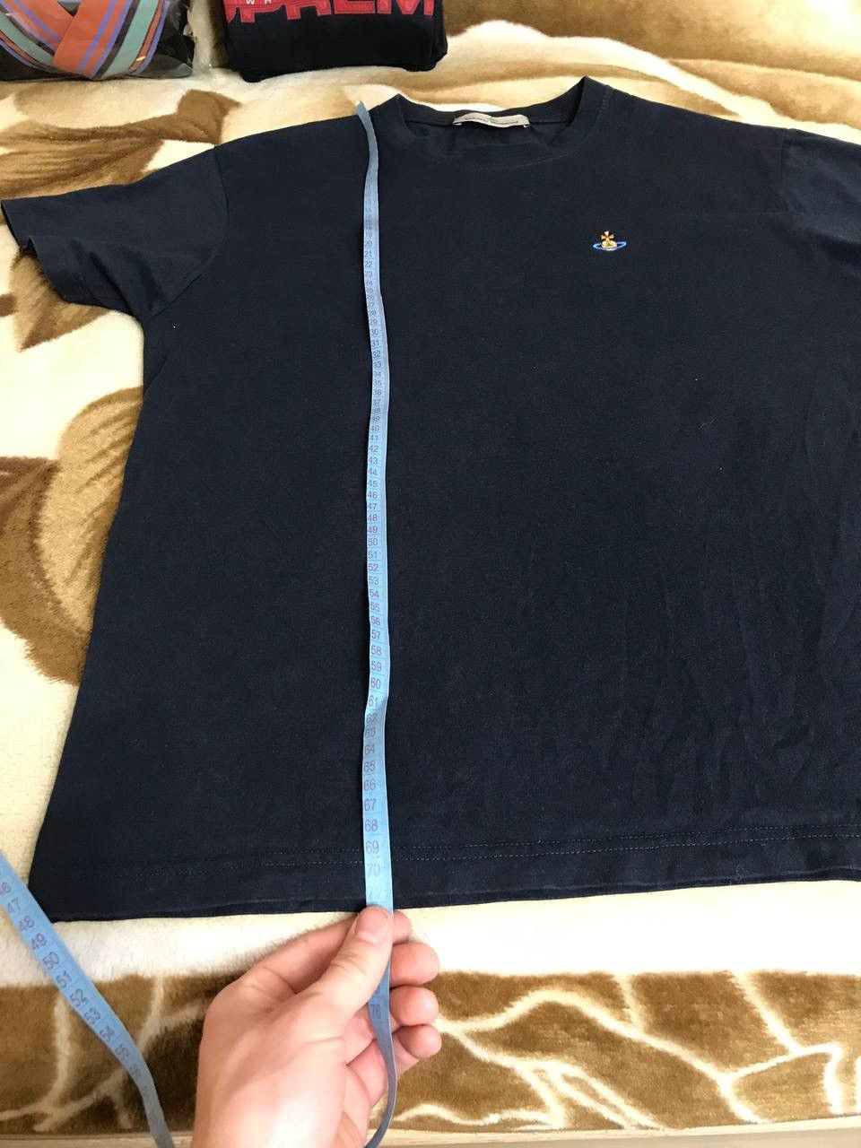 Vintage × Vivienne Westwood 🔥 Vintage Vivienne Westwood Orb Logo T shirt Navy Classic Size US M / EU 48-50 / 2 - 10 Thumbnail