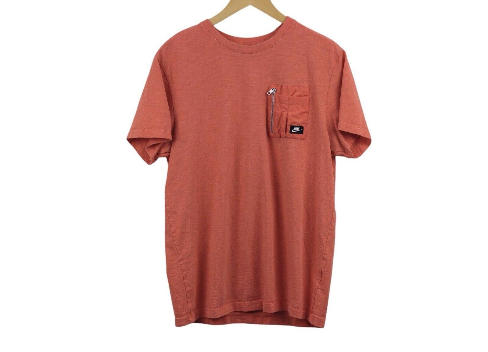 Nike Nike Pink Zippered Pocket Tee Shirt Tactical Y2K Large Size US L / EU 52-54 / 3 - 1 Thumbnail