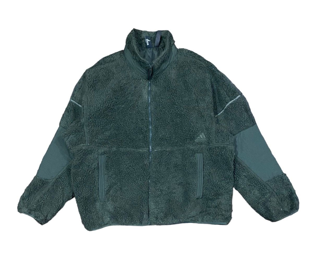 Adidas Adidas Fleece Zipper Jacket (L) Size US L / EU 52-54 / 3 - 2 Thumbnail