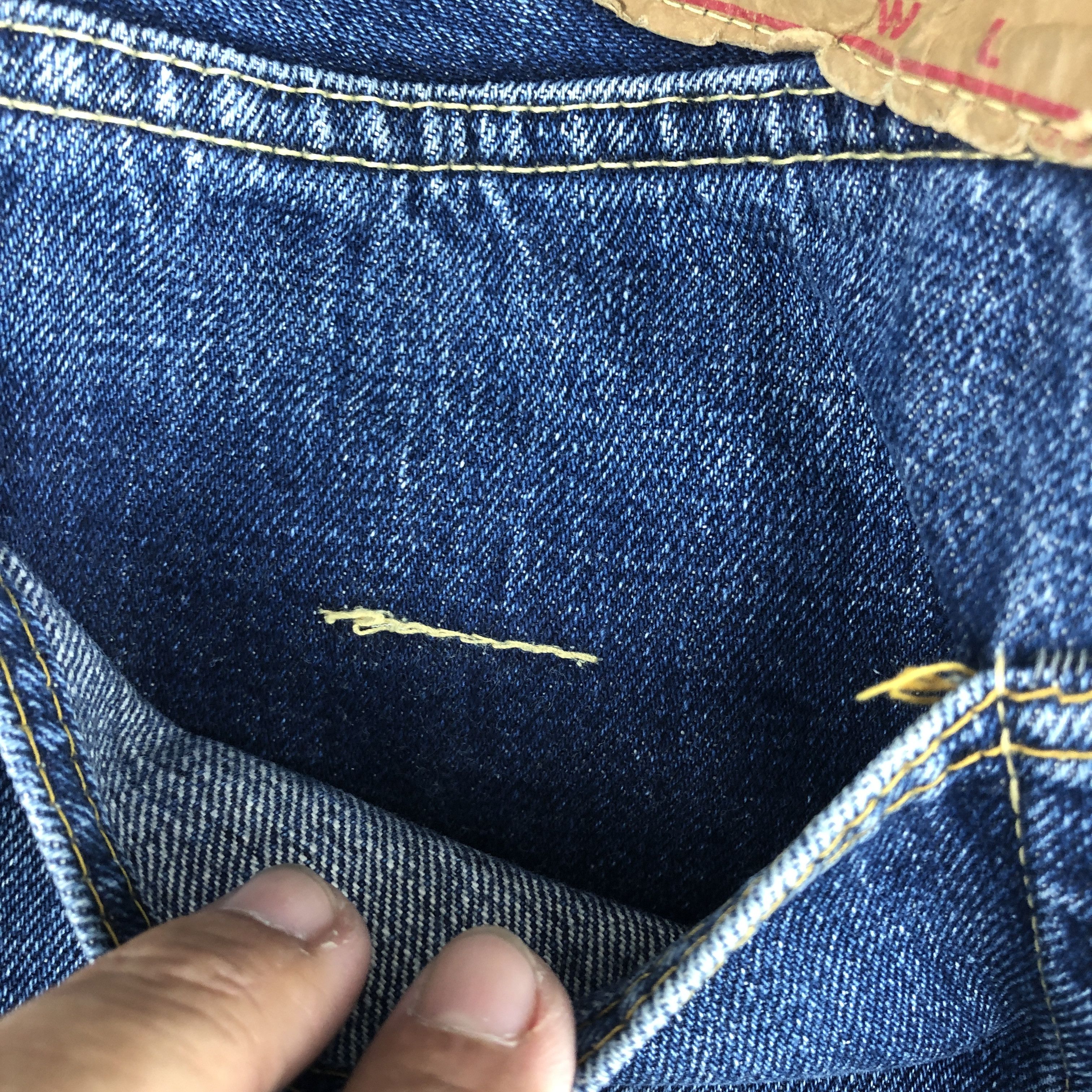 Denime Vintage 90s Denime Selvedge Jeans Japanese Streetwear Denim Size US 32 / EU 48 - 8 Thumbnail