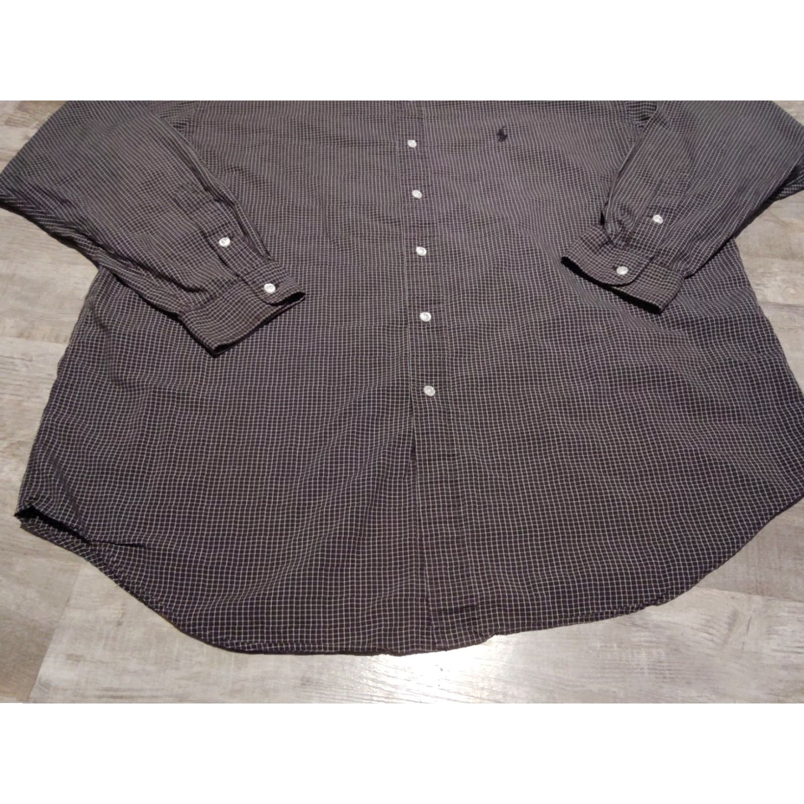 Polo Ralph Lauren VINTAGE Polo Ralph Lauren Men's Shirt XL Check Plaid Blake Oxford Long Sleeve Button Up Casual Classic Preppy Size US XL / EU 56 / 4 - 5 Thumbnail