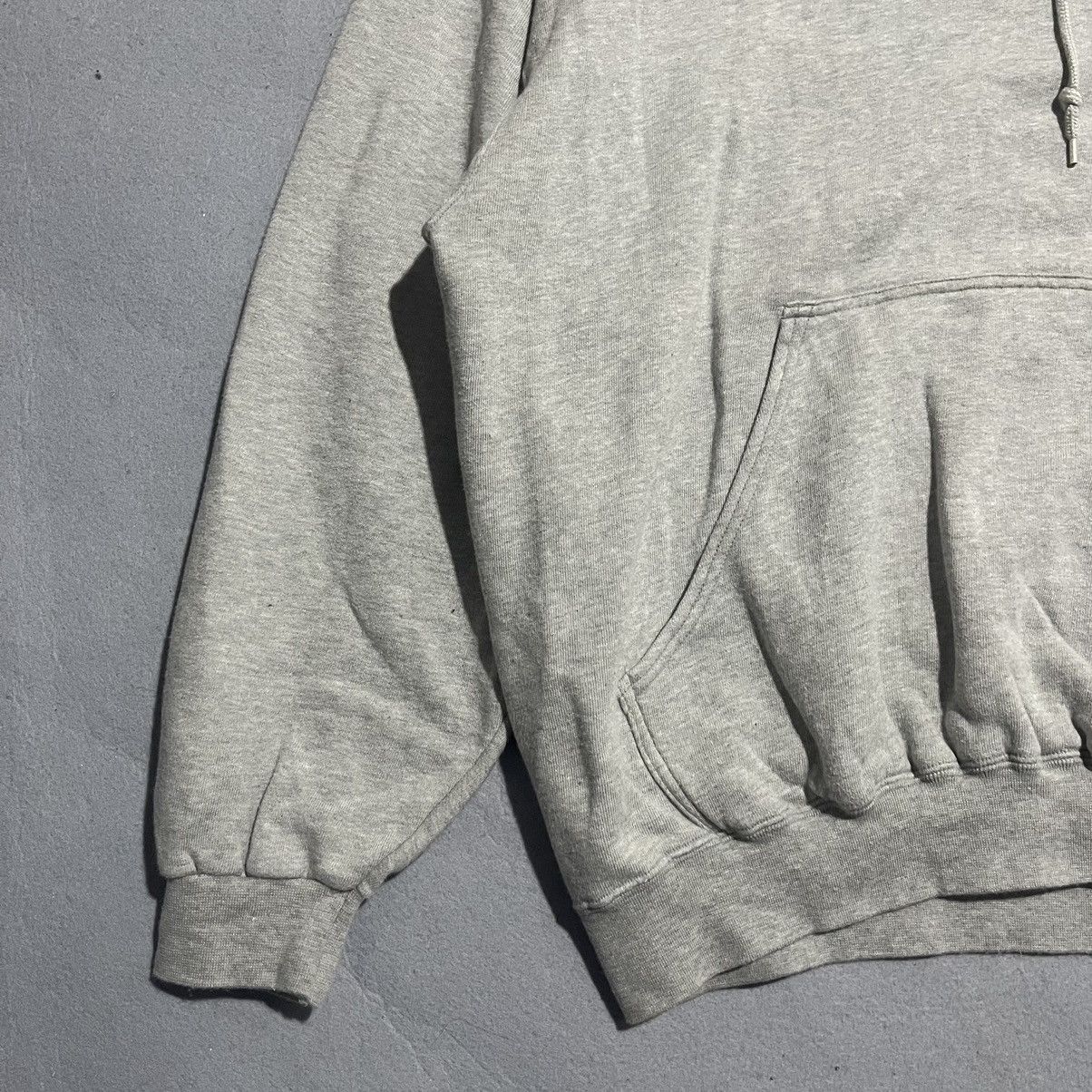 Nike Vintage 90s Nike Embroidered Swoosh Hoodie – Heather Grey Size US XL / EU 56 / 4 - 4 Thumbnail