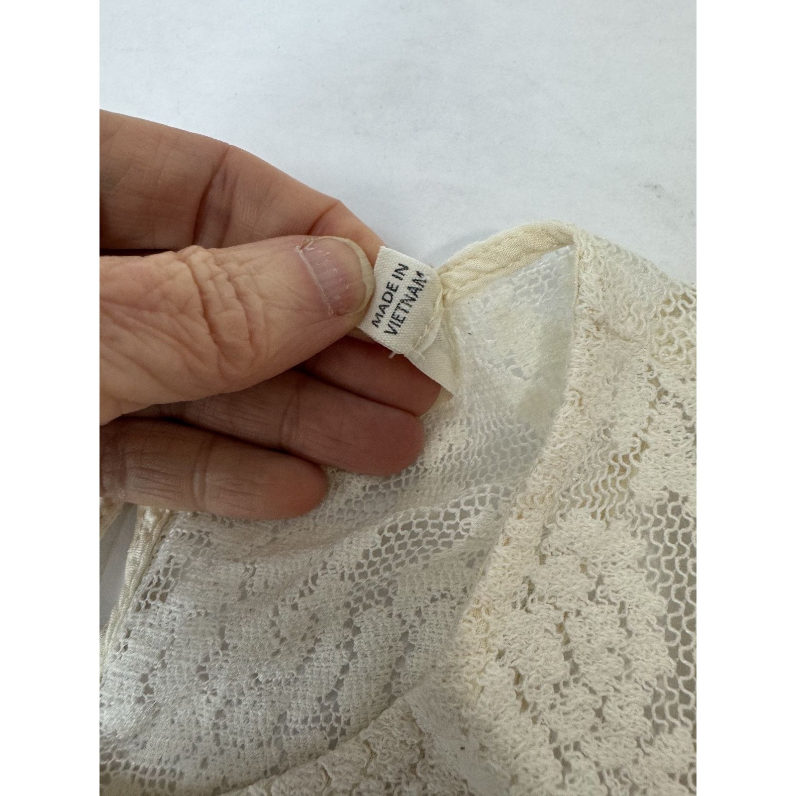 Other Boho Chloe & Katie Tank Top Neutral Ivory Blue Medium Size M / US 6-8 / IT 42-44 - 7 Thumbnail