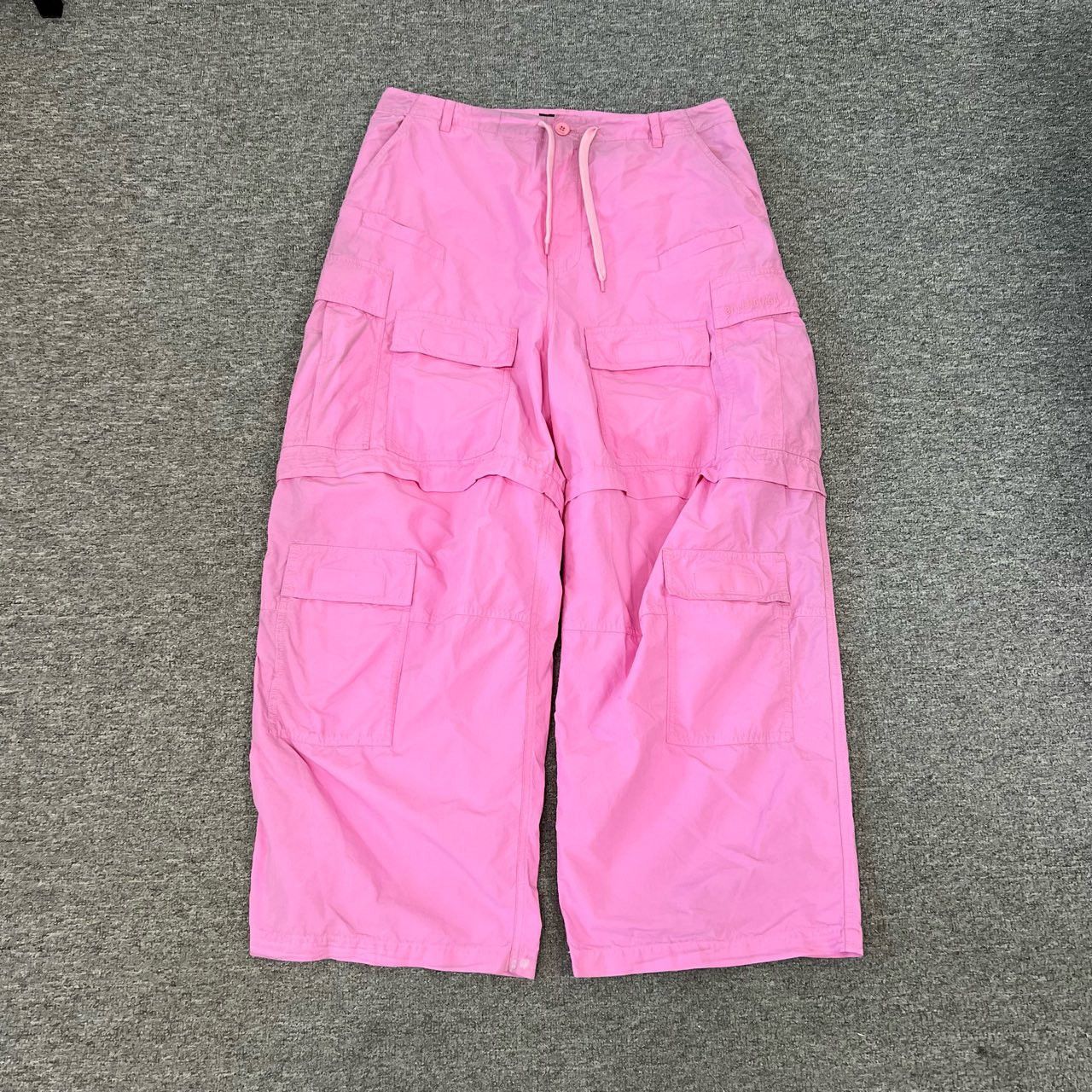 Balenciaga Balenciaga 24FW Pink Cargo Overalls pants 2501-Nextarrow Size US 26 / EU 42 - 1 Thumbnail