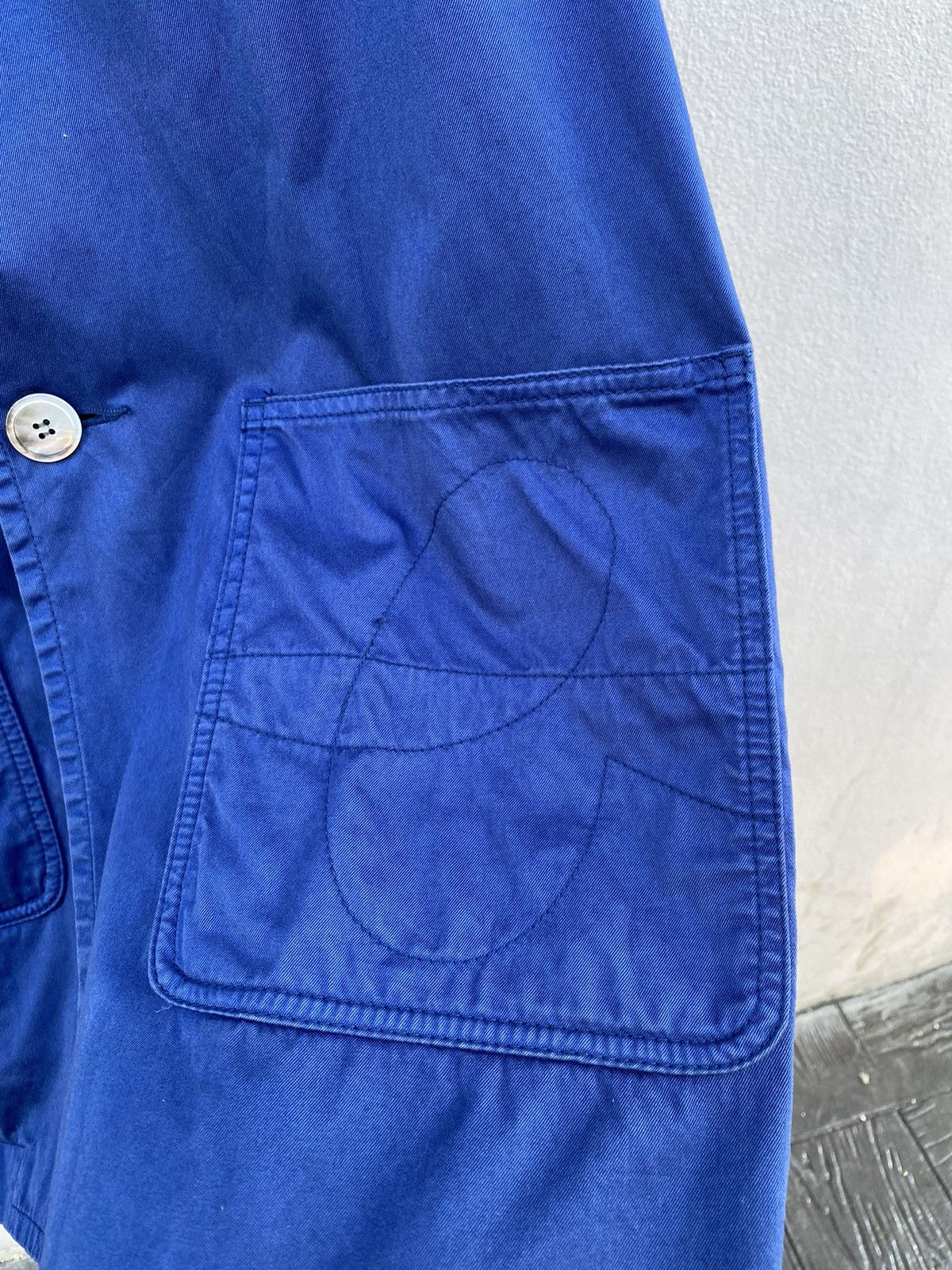 Designer × Issey Miyake × mercibeaucoup Mercibeaucoup by ISSEY MIYAKE Long Parka Blue Garment-Dyed Size US L / EU 52-54 / 3 - 7 Thumbnail